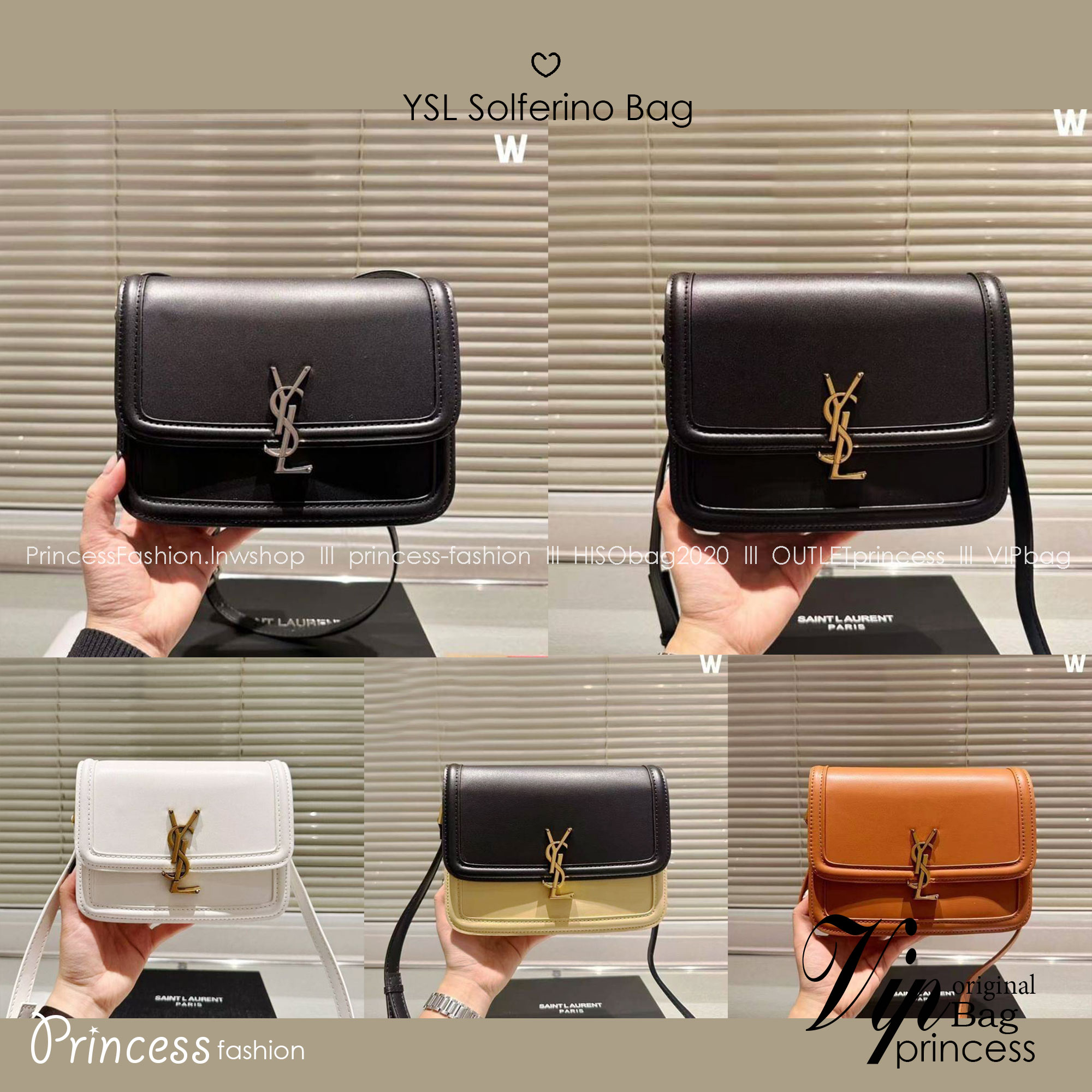 YSL Solferino Bag กระเป๋าสะพายทรงเหลี่ยมรุ่นยอดนิยม ทรงสวยคลาสสิค ใช้ได้บ่อยไม่มีเบื่อ ดีไซน์เรียบหรู ดูแพง