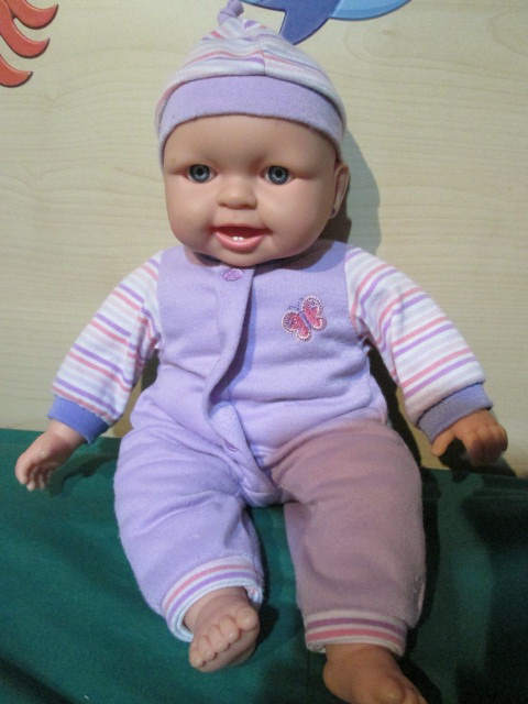 Tinkers Baby Doll - Purple ตุ๊กตาหน้ายางมือสอง