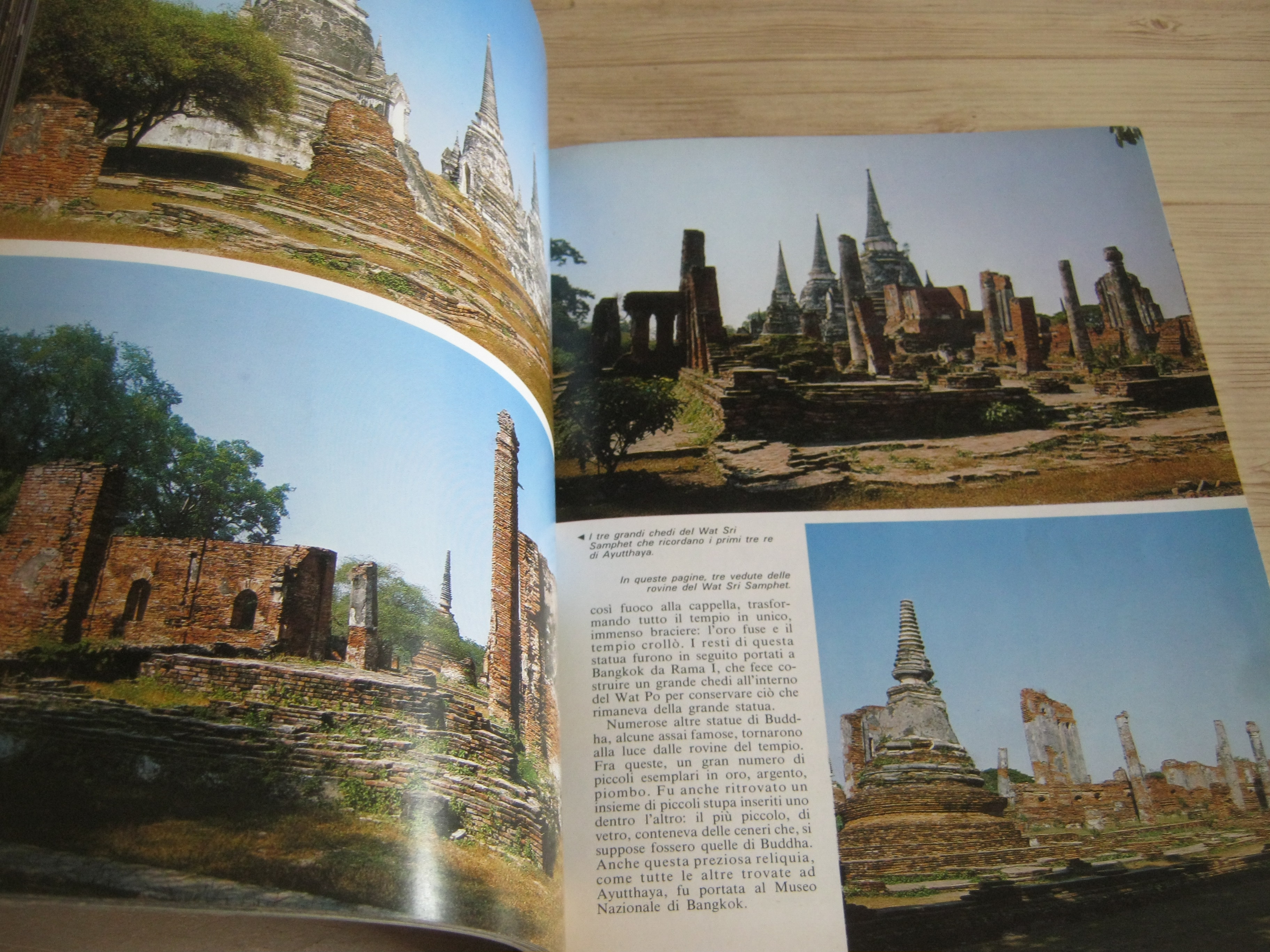 BANGKOK AYUTTHAYA PATTAYA EDIZIONE ITALIANA By Giovanna Magi (ภาพสี่สีทั้งเล่ม)
