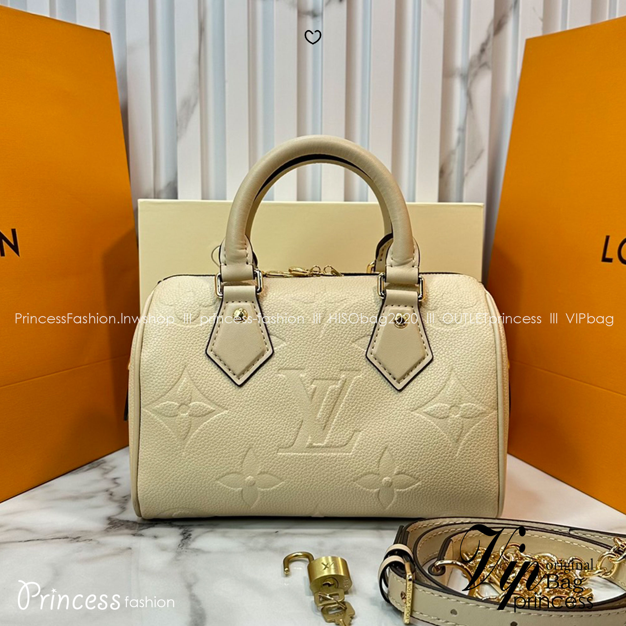 LV Speedy Bandoulière 20 Bag Monogram Empreinte Leather กระเป๋าสะพายทรงสปีดี้คลาสสิค สวยหรู กระเป๋าทรงหมอน รุ่นท็อปฮิต มีกุญแจล็อค