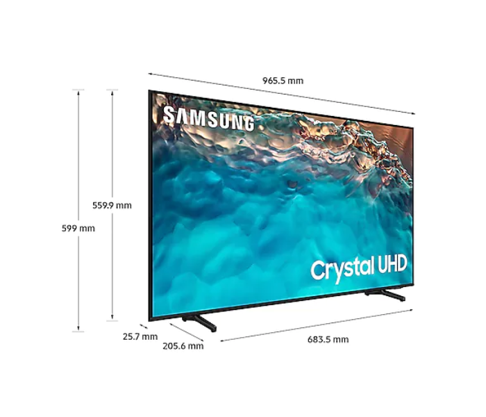TV Crystal UHD LED BU8100 (43", 4K, Smart, 2022) รุ่น UA43BU8100KXXT