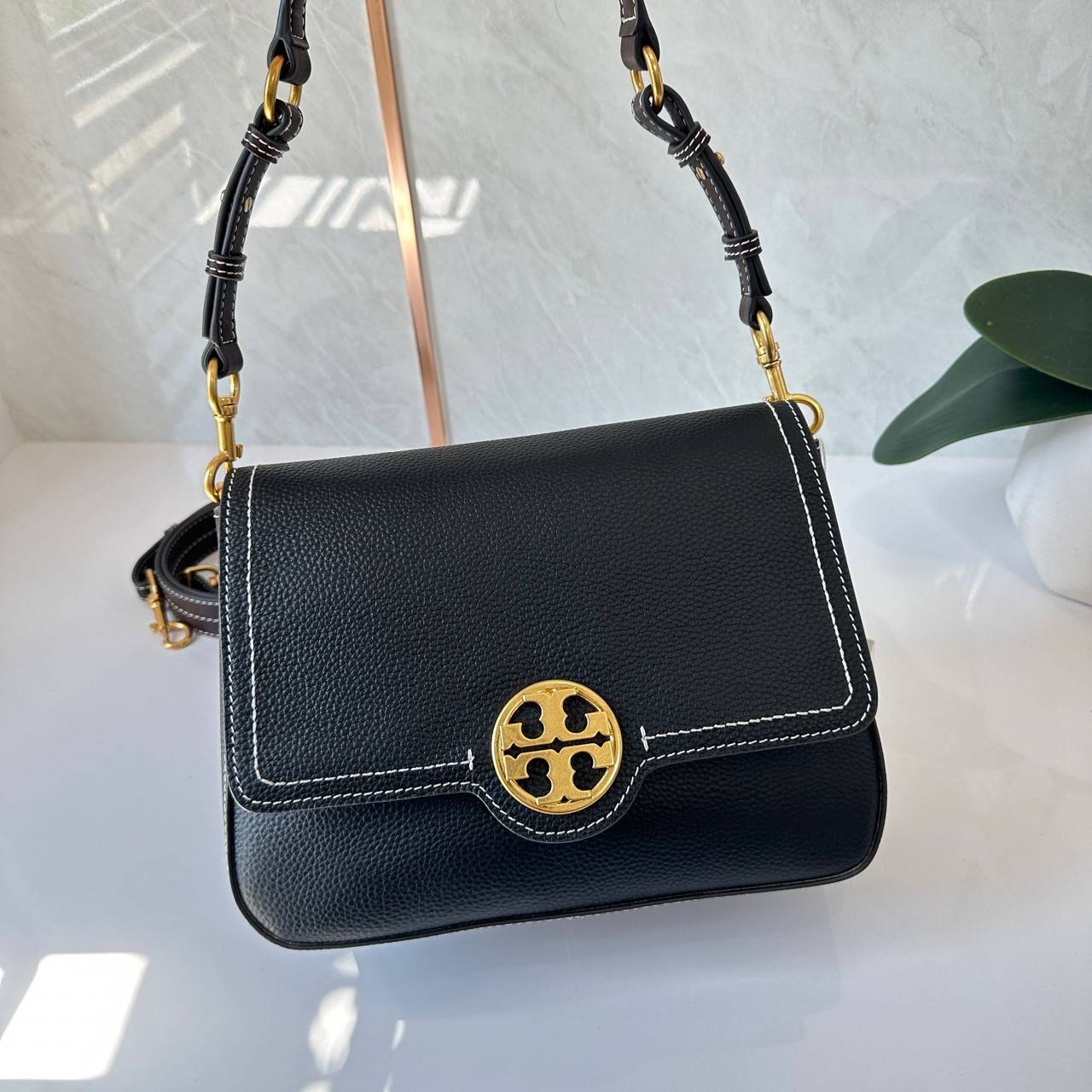 พร้อมส่ง 2 สี TORY BURCH FELIX CONVERTIBLE SHOULDER BAG กระเป๋าสะพาย เกรดท็อปออริ เกรดดีสุด สลับแท้ 1:1
