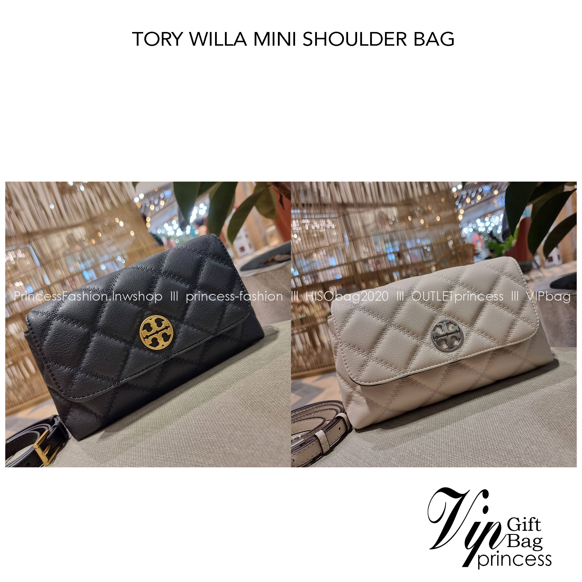TORY BURCH WILLA MINI SHOULDER BAG ใหม่ล่าสุด พร้อมเสิร์ฟไม่ต้องรอพรีฯ กระเป๋าสะพายดีไซน์เลิศ ทรงสวย กะทัดรัด สะพายคล่องตัว ดีไซน์บุนวม เส้นคมสวยหรู