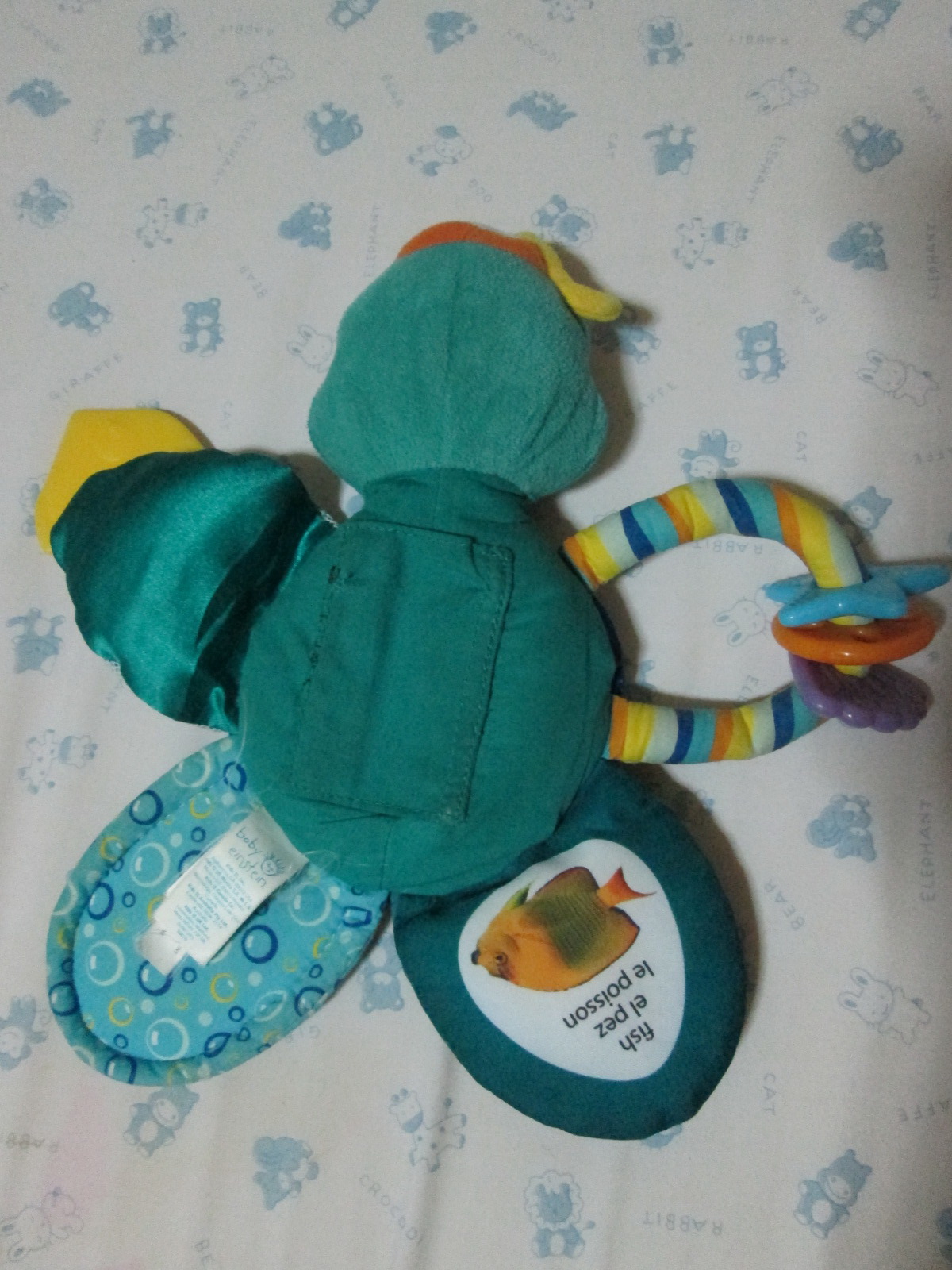 Baby Einstein Neptune infant learning developmental toy musical turtle take along ของเล่นเสริมพัฒนาการมือสอง