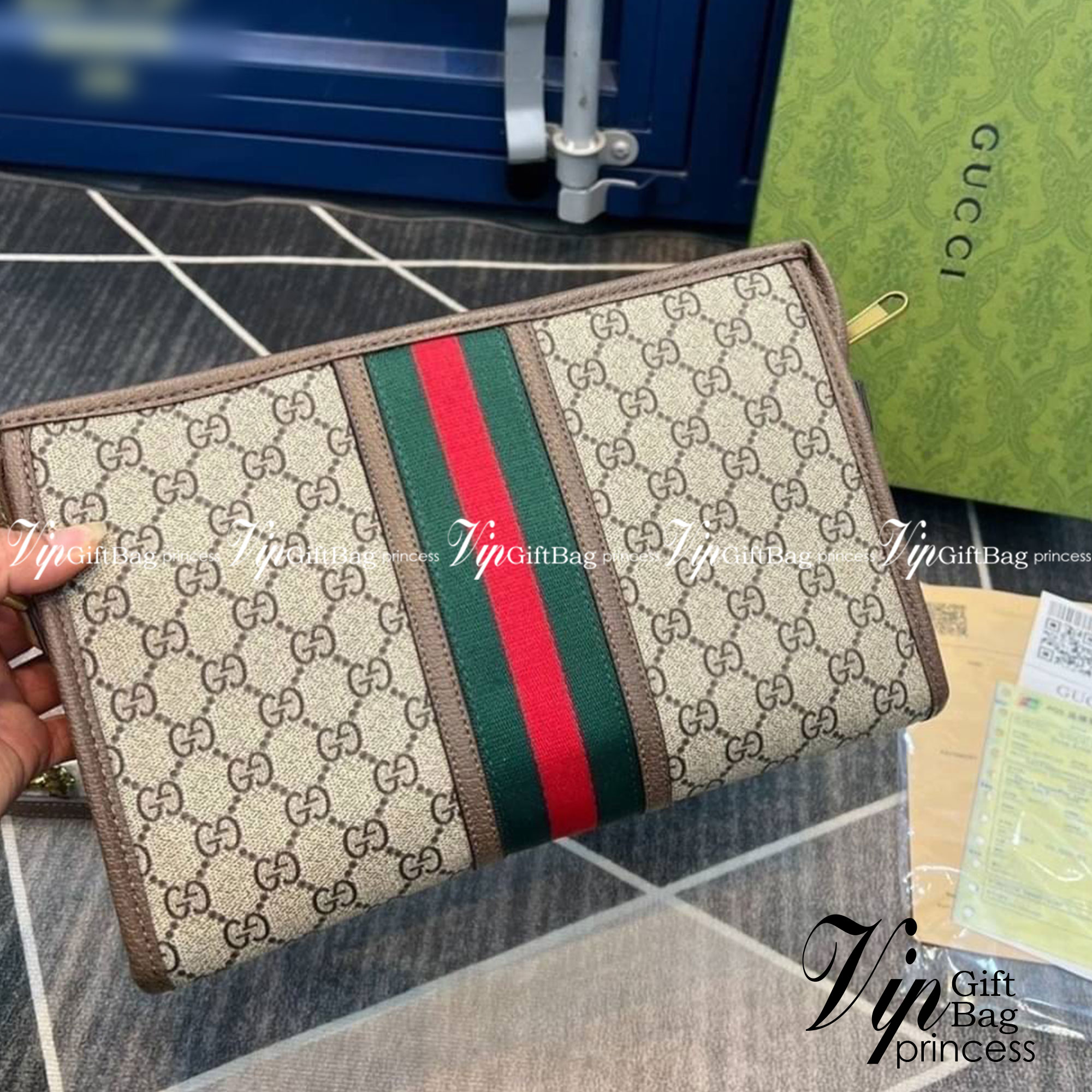 Gucci Ophidia GG small shoulder bag พร้อมส่งที่ไทย ภาพถ่ายจากงานขายจริง ใช้งานต่างประเทศได้
