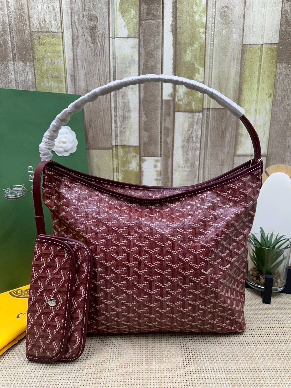 พร้อมส่ง 8 สี ORI หนังแท้ | Goyard Bohème Hobo Bag กระเป๋าสะพายทรงโฮโบ สะท้อนถึงความเบา ความยืดหยุ่น เปิดปิดแบบซิป สะดวกสบายขึ้น