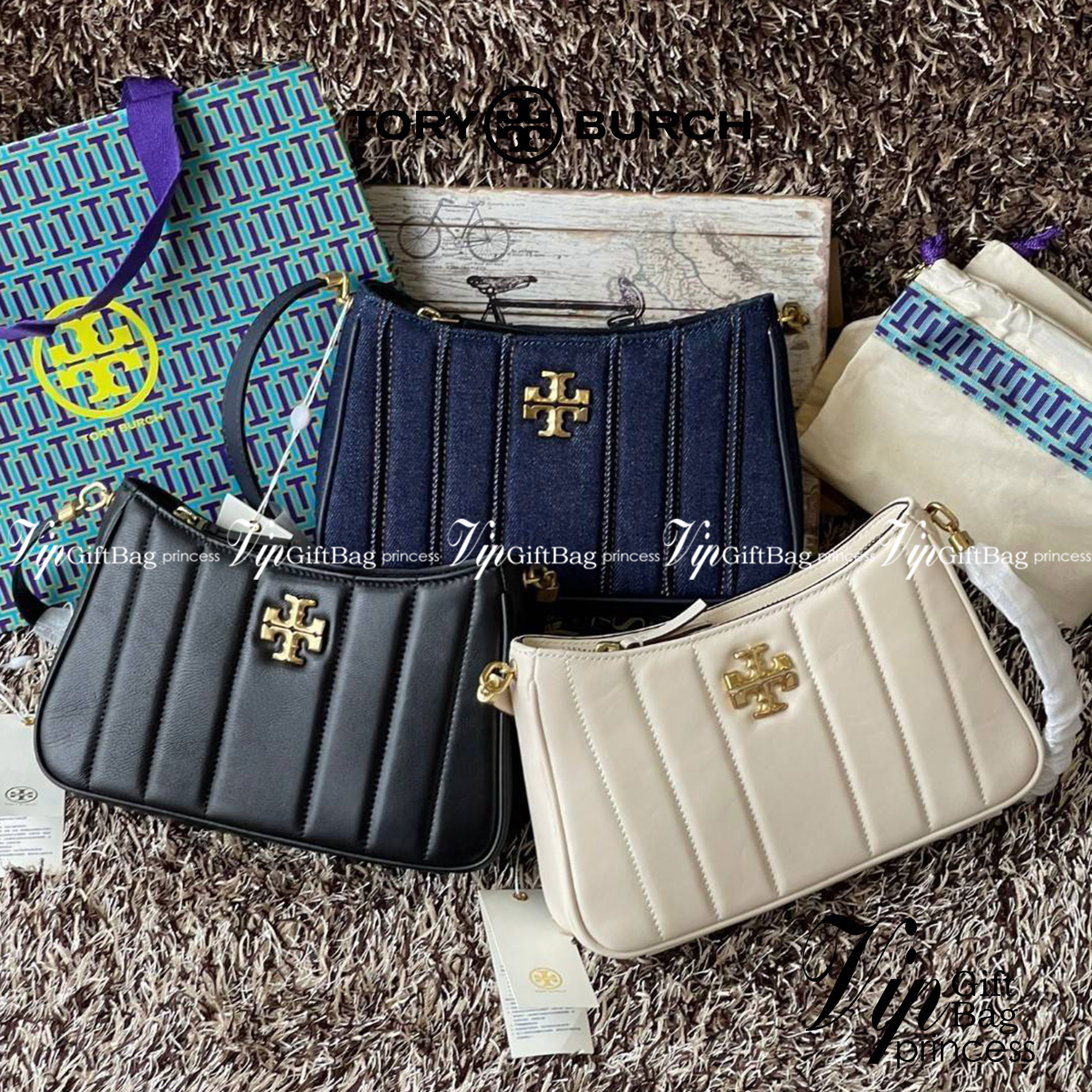 Tory burch Kira logo-plaque crossbody bag กระเป๋า Kira ของ Tory Burch เป็นส่วนหนึ่งของคอลเล็กชั่นที่โดดเด่น และมีหลายรุ่นด้วยกัน โดยมีป้ายโลโก้ Double T ของแบรนด์อยู่ตรงกลาง มีความเรียบง่ายแต่ยังคงความหรูหราโดดเด่นด้วยวัสดุบุผิว ป้ายโลโก้สีทอง สายสะพายโซ่