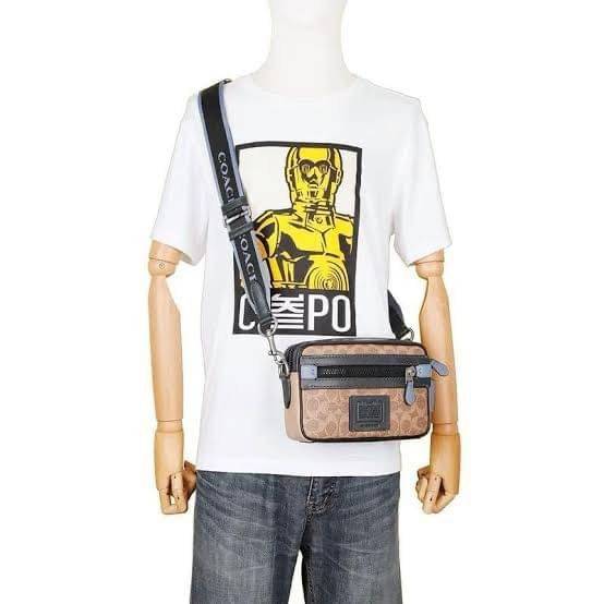 OUTLET 】Coach Mens 91460 camera bag slingbag พร้อมส่งที่ไทย