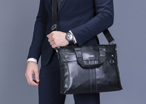 กระเป๋าถือ กระเป๋าหนัง ใส่เอกสาร กระเป๋าใส่คอมพิวเตอร์ notebook กระเป๋าใส่เอกสารทำงาน ผู้ชาย ถือ หรือ เป็นกระเป๋าสะพายข้าง สำหรับ หนุ่ม ออฟฟิต 150475