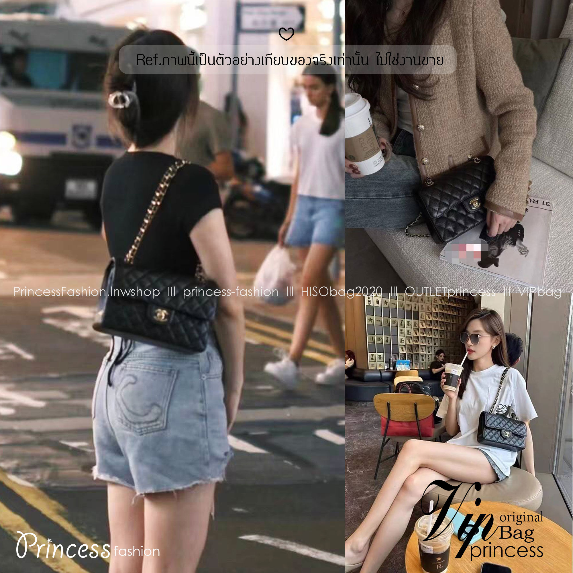 CHANEL CLASSIC CAVIAR LEATHER BAG กระเป๋าคลาสสิกรุ่นยอดนิยม รุ่นที่ใช้ได้ทุกยุคทุกสมัยจริงๆ ไม่มีคือพลาดที่สุด ^^ สวยยันเงาค่าสาวๆ! 🧡 เกรดออริจินอล ใช้งานต่างประเทศได้