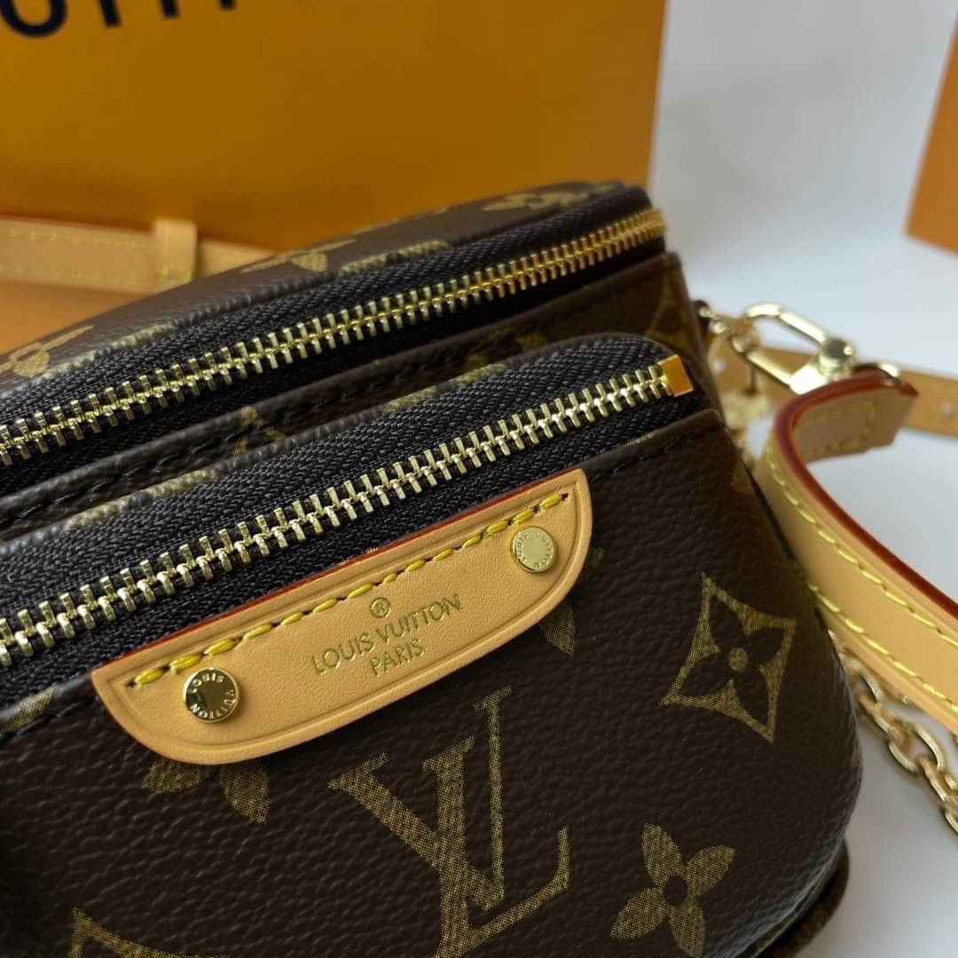 LV Mini Bumbag Monogram / LV BAG พร้อมส่งที่ไทย ท็อปออริ กระเป๋าสะพายไซส์มินิ แบบคาดอก คาดเอว สะพายข้างได้ แคนวาสดีมาก พิมพ์ลายคมชัด ทรงสวยเป๊ะ