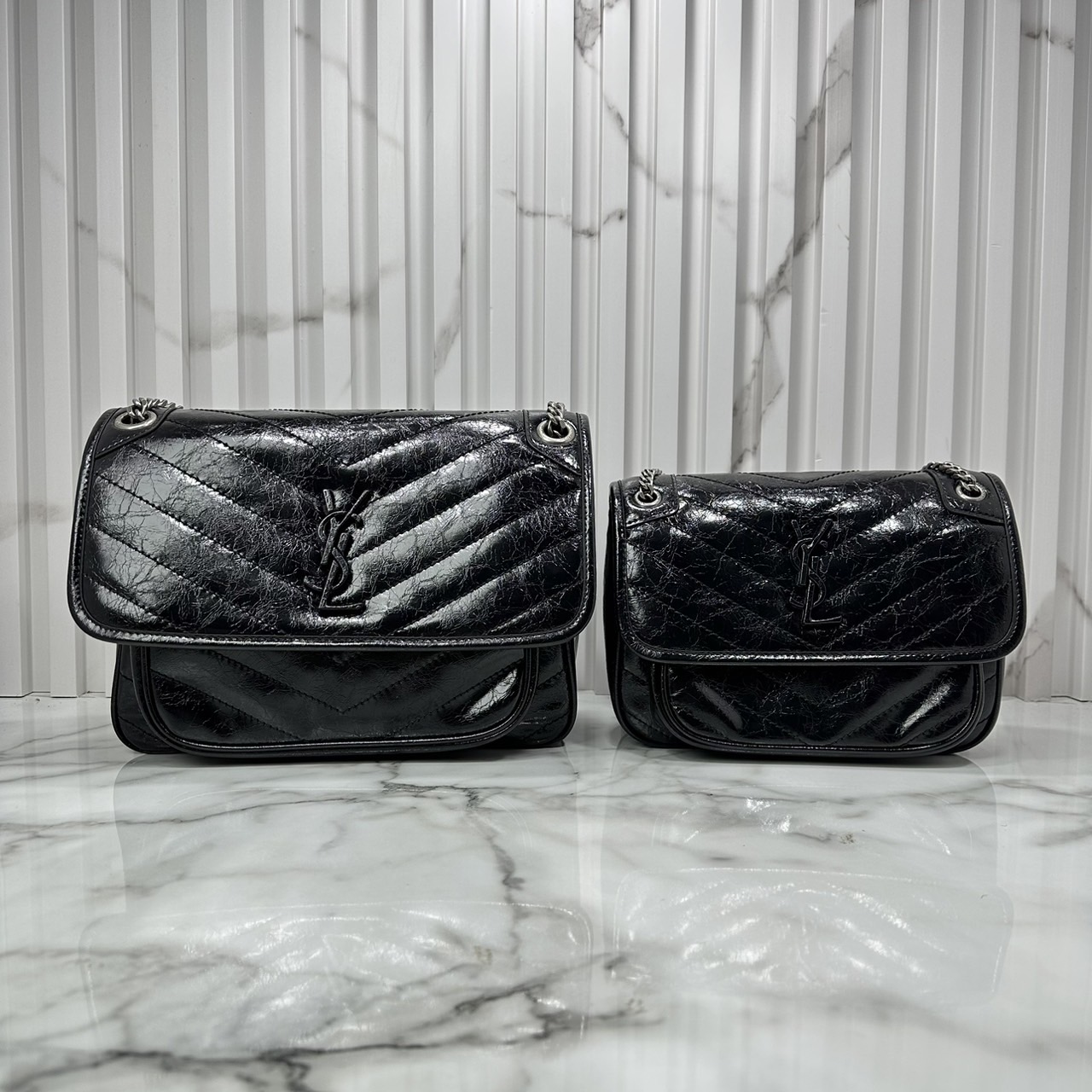 Small YSL Niki shoulder bag 9" กระเป๋าสะพายทรงคลาสสิค รุ่นยอดนิยมของแบรนด์ที่ใครๆก็ต้องมีใช้ ดีไซน์เรียบหรู 🧡เกรดออริ ใช้งานต่างประเทศได้