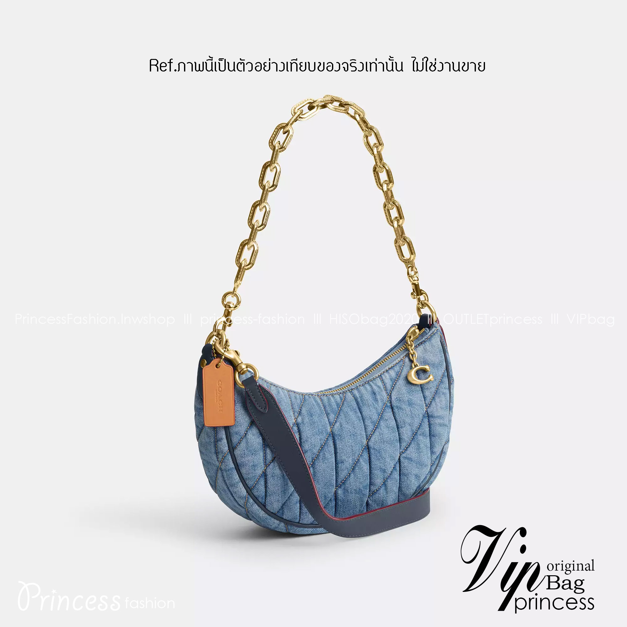 พร้อมส่ง 4 สี COACH CP148 MIRA SHOULDER BAG WITH PILLOW QUILTING กระเป๋าสะพายดีไซน์สวย 🧡 เกรดท็อปออริจินอล 1:1 สลับแท้ เกรดดีสุด ใช้งานต่างประเทศได้