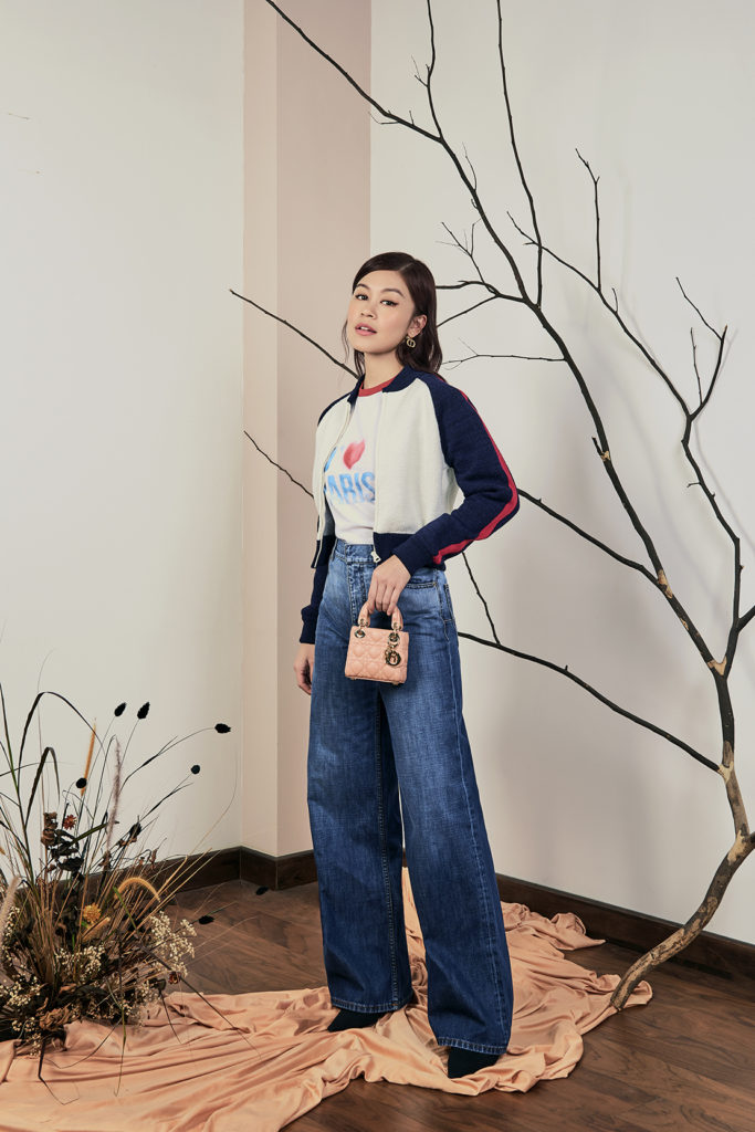 VIP 】หนังแท้ CHRISTIAN DIOR MICRO LADY DIOR BAG Cannage Lambskin