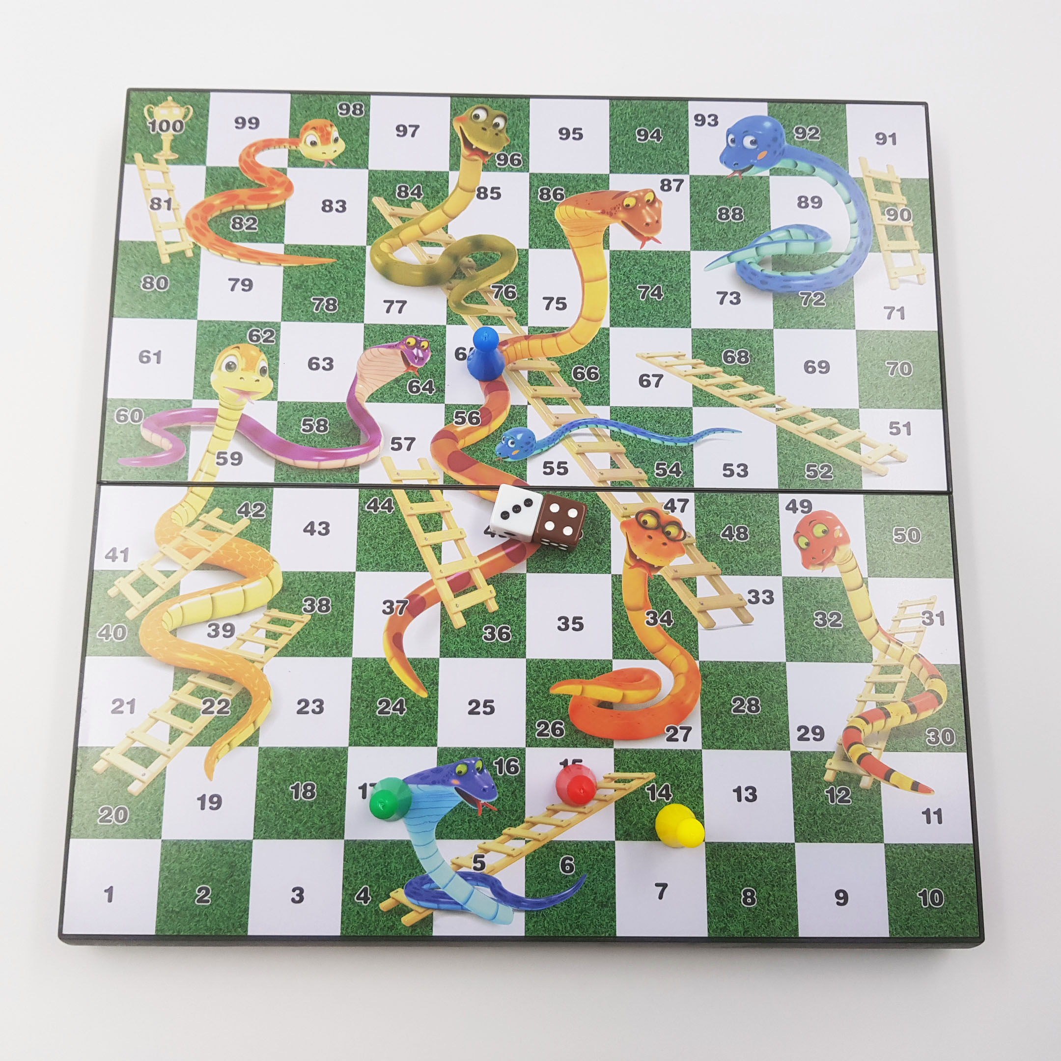 เกมบันไดงูแม่เหล็กแบรนด์ UB No.2610 (Snake ladder) เกมงูตกบันได