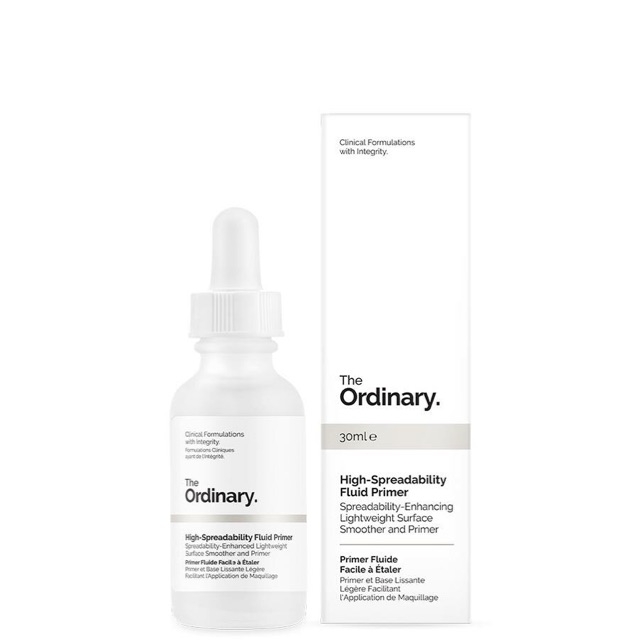 ส่งฟรีลงทะเบียนมีพร้อมส่งค่ะ The Ordinary High-Spreadability Fluid Primer 30 ml