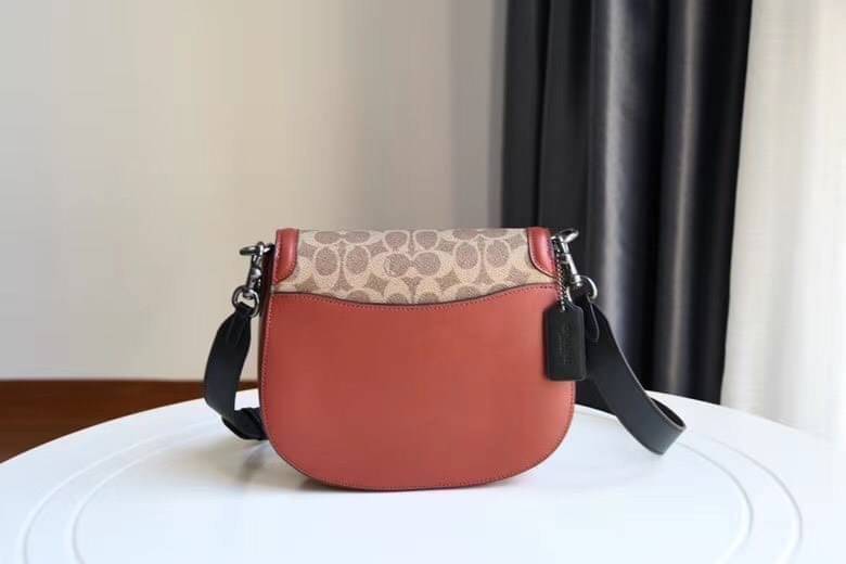 COACH 0745 Printed coated canvas and glovetanned leather