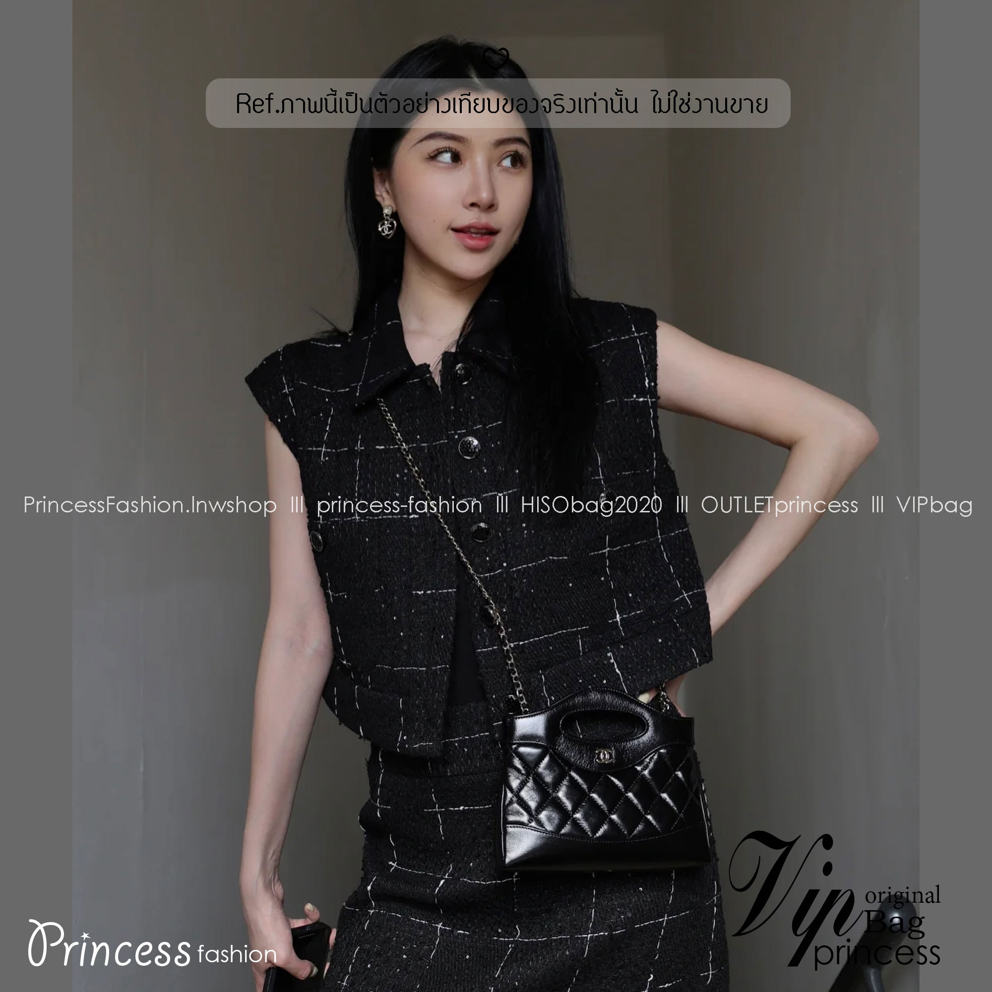 Chanel 31 Mini Shopping Bag กระเป๋าสะพายพร้อมหูจับในตัวทรงสวยมาก ขนาดกำลังดี ปุ๊กปิ๊กน่ารัก ใช้งานสะดวก แมทชุดง่าย ทุกลุค ทุกสไตล์ เป็นไอเท็มสวยรับทรัพย์ก่อนปีใหม่ได้เลย