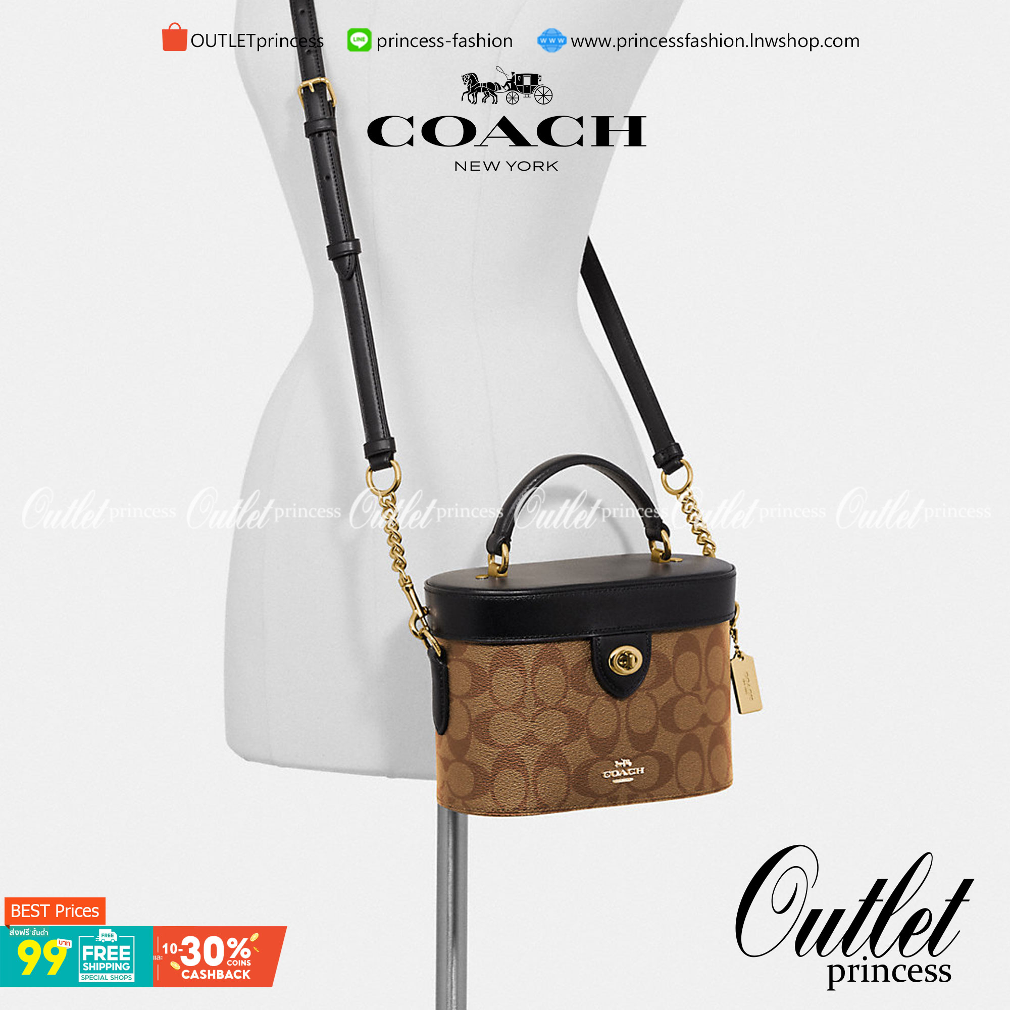 COACH KAY CROSSBODY IN SIGNATURE ((78277)) กลับมาอีกครั้ง! กระเป๋าหิ้ว//สะพายแบบครอสบอดี้ร์ หนังแท้นิ่มสวย เปิดปิดกระเป๋าแบบหมุนล็อค ภายในโล่งสามารถใส่กระเป๋าเงินใบกลางได้;มือถือได้ทุกรุ่น; มีช่องเล็กให้ใส่ของจุกจิก;ซัปในบุผ้าอย่างดีเลยค่ะ มาพร้อมสายสะพาย