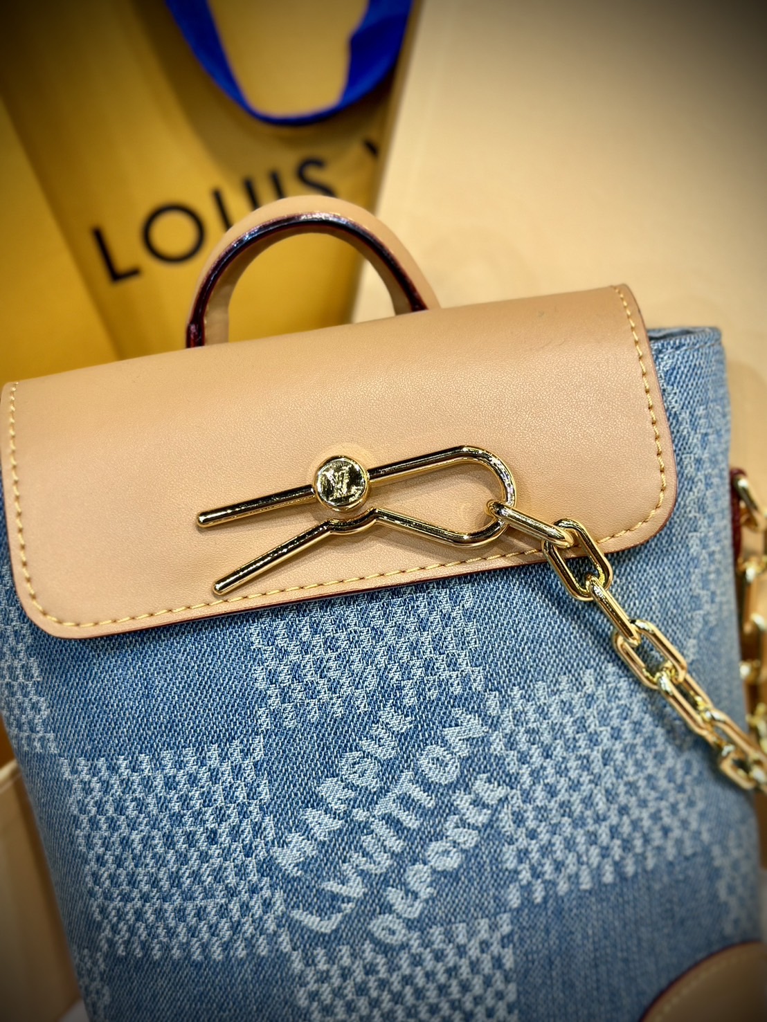 LV Nano Steamer Bag Monogram Craggy กระเป๋าสะพายดีไซส์วินเทจลายใหม่ สวยงามหรูหรา โดดเด่นสะดุดตาเป็นเอกลักษณ์ เกรดออริ