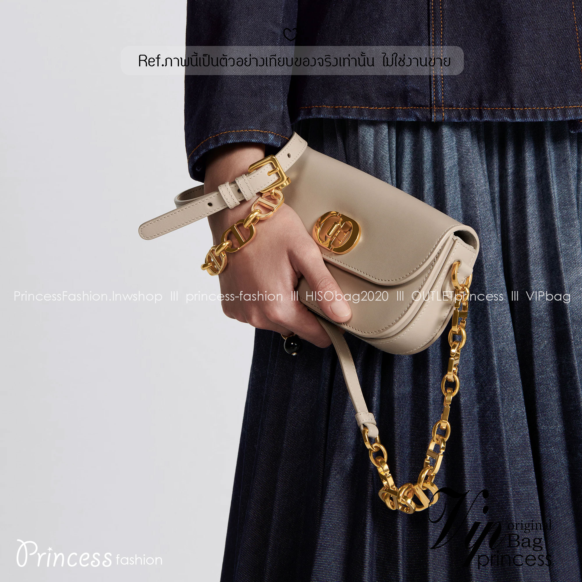 DIOR 30 Montaigne Avenue Bag Box Leather Bag กระเป๋าสะพายรูปดีไซน์สุดคลาสสิกและสง่างาม หรูหราตามเอกลักษณ์แบรนด์ เกรดท็อปไฮเอน 1:1 ใช้งานต่างประเทศได้