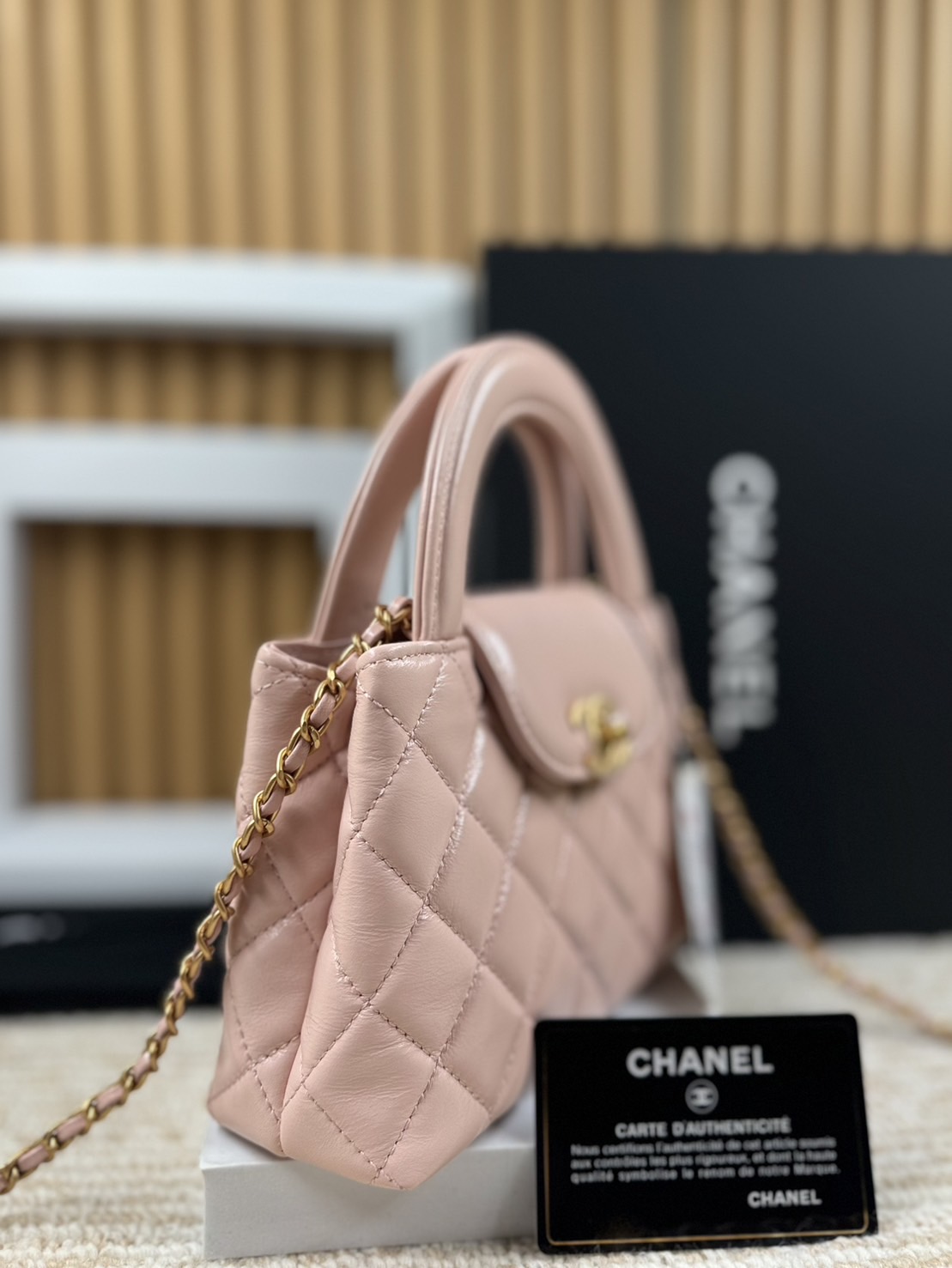 Chanel mini kelly flap bag เกรดออริ สลับแท้ 1:1 ใช้งานต่างประเทศได้