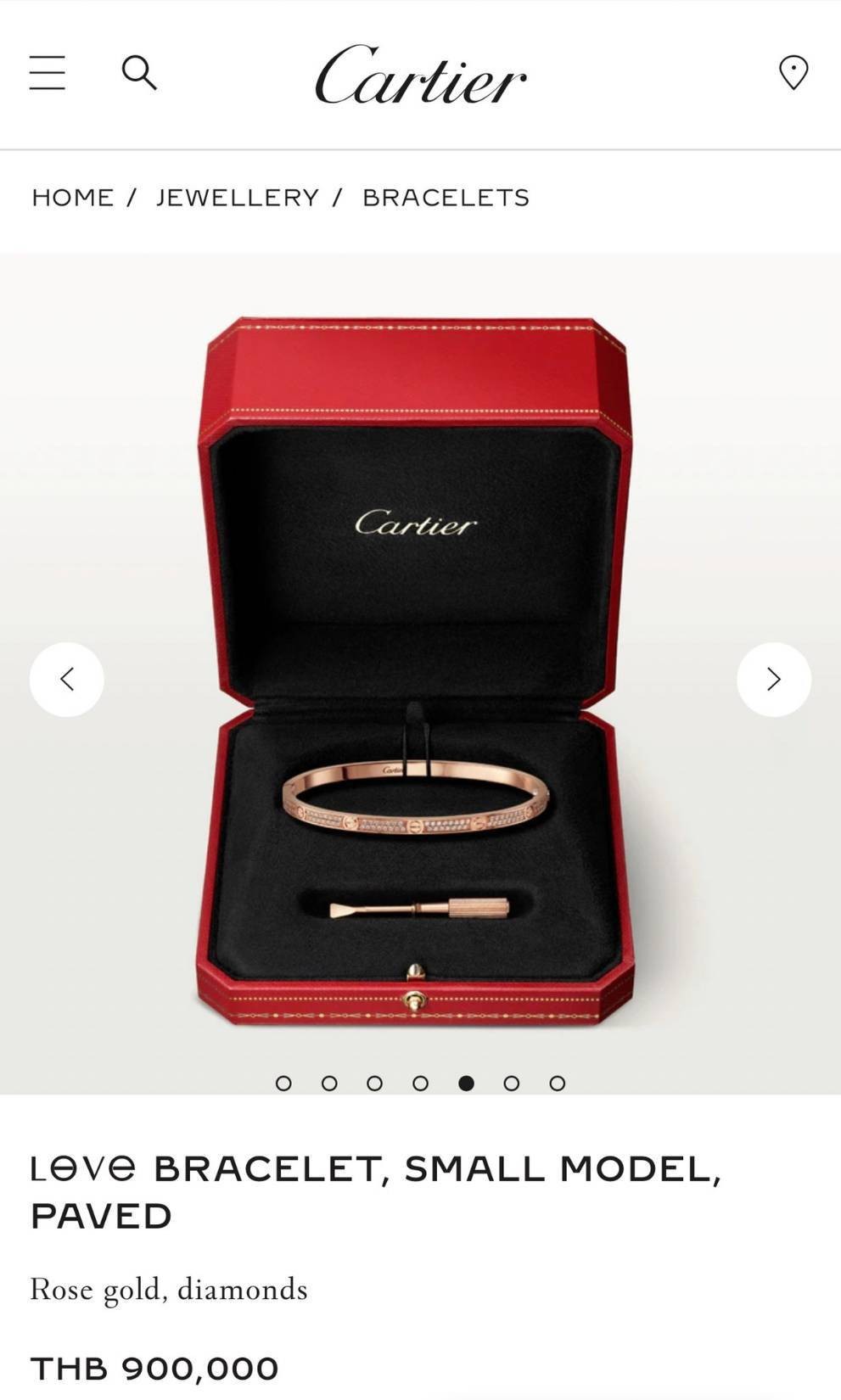 Cartier Love Bracelet Small Model กำไลข้อมือคาเทียร์ เกรดเทพออริจินิล ปั้มทุกจุด มีเลขปั้มด้านในวงครบ วัสดุคุณภาพดี ไม่ลอกไม่ดำ พร้อมกล่องหนาตามแบบปั้มลายแบรนด์ ภาพสินค้าถ่ายจากงานขายจริง ใช้งานต่างประเทศได้