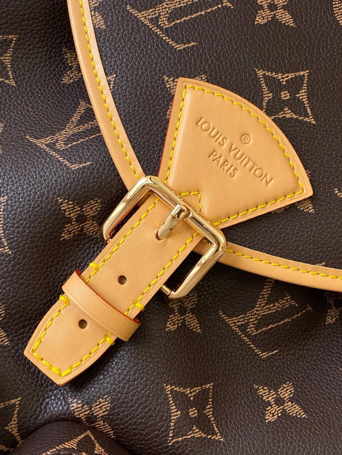 VIP หนังแท้ | LV Montsouris Cargo Backpacks Christopher Monogram กระเป๋าเป้ ลายโมโนแกรมสวยหรูคลาสสิก 🤍 เกรดวีไอพี เกรดดีสุด