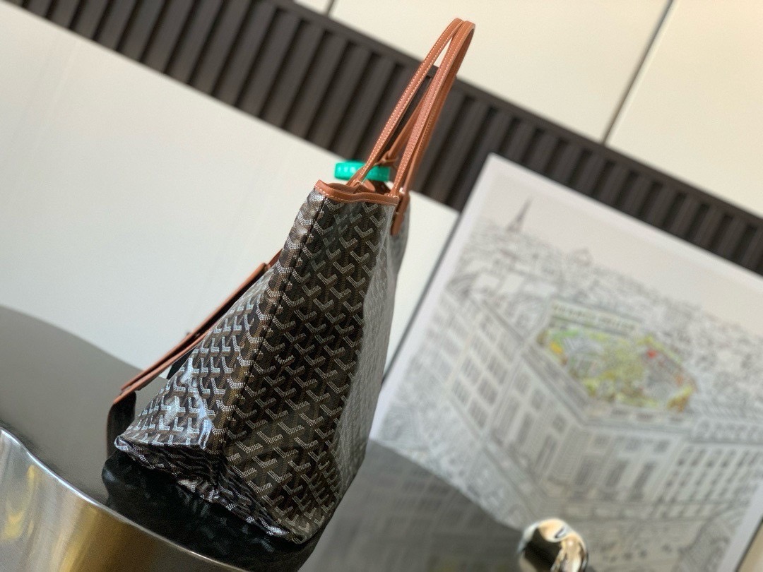 GOYARD GM TOTE BAG กระเป๋าทรงโท้ทใบใหญ่ หนังแท้สวยเป๊ะ เกรดท็อปออริ สลับแท้ 1:1 เกรดดีสุด ใช้ต่างประเทศได้ ผ่านทุก ตม.