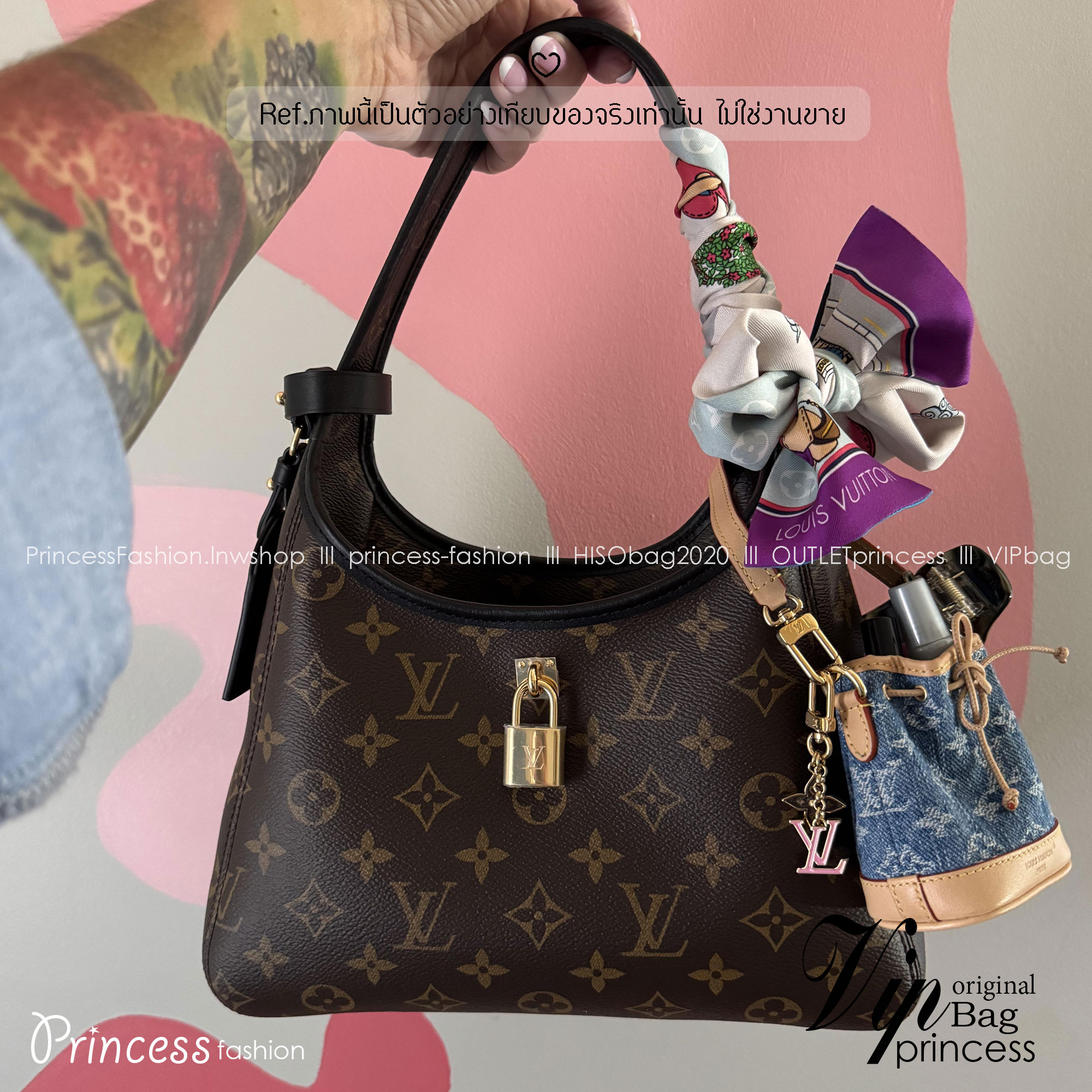 LV The Drop PM กระเป๋าสะพายทรงโฮโบหูจับในตัว ยกให้เป็นเจ้าต้าวน่าร้ากกกก! ที่ใครเห็นต้องเป็นคลั่งรัก คลาสสิค ผู้ดี หรูหราได้ทุกลุค ทุกสไตล์