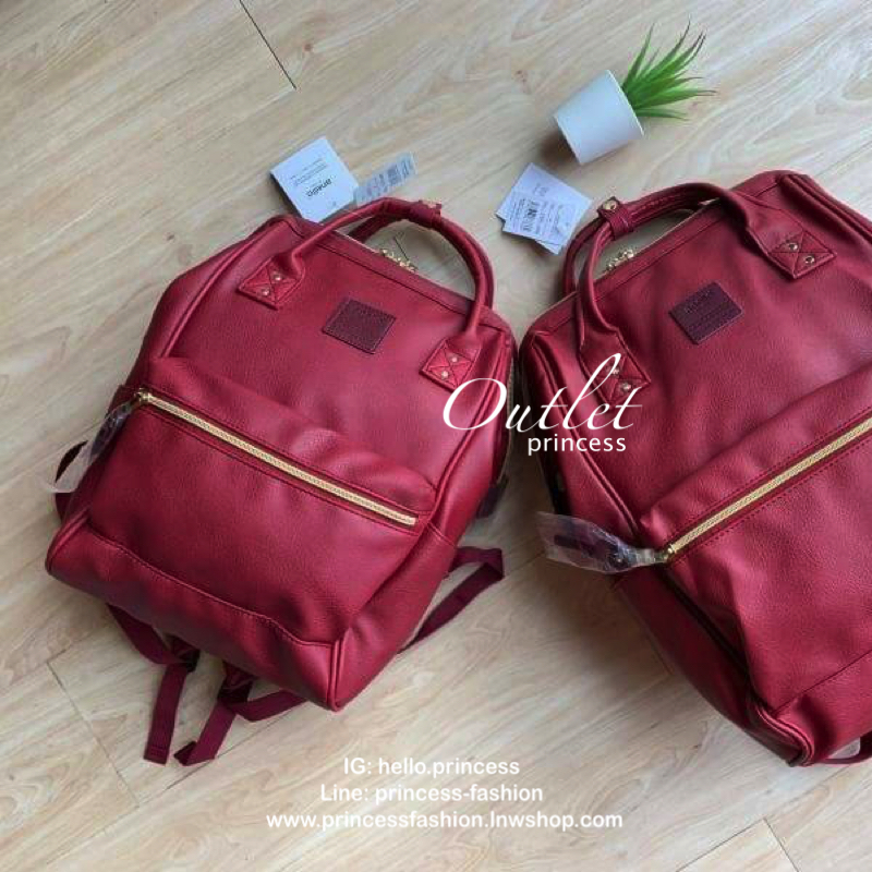Anello polyurethane leather rucksack รุ่น Mini และ Classic กระเป๋าเป้จากแบรนด์เล็กๆมาสู่แบรนด์ดังทั้งในไทยและญี่ปุ่น วัสดุหนังpuแต่งลายหินอ่อนหนังนิ่ม กันน้ำได้ ภายในมีช่องเล็ก2ช่อง เปิดปิดด้วยซิปคู่ ปากกระเป๋าเป็นโครงสะดวกต่อการหยิบจับของภายใน ด้านข้างมี