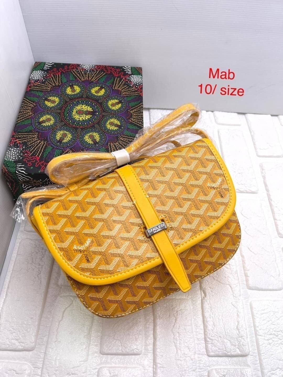 GOYARD belvedere pm / GOYARD Messenger Bag 10" แบรนด์ดังจากฝรั่งเศส เรัยบหรูแต่ดูสง่า สะดุดตาด้วยลายเฉพาะตัว