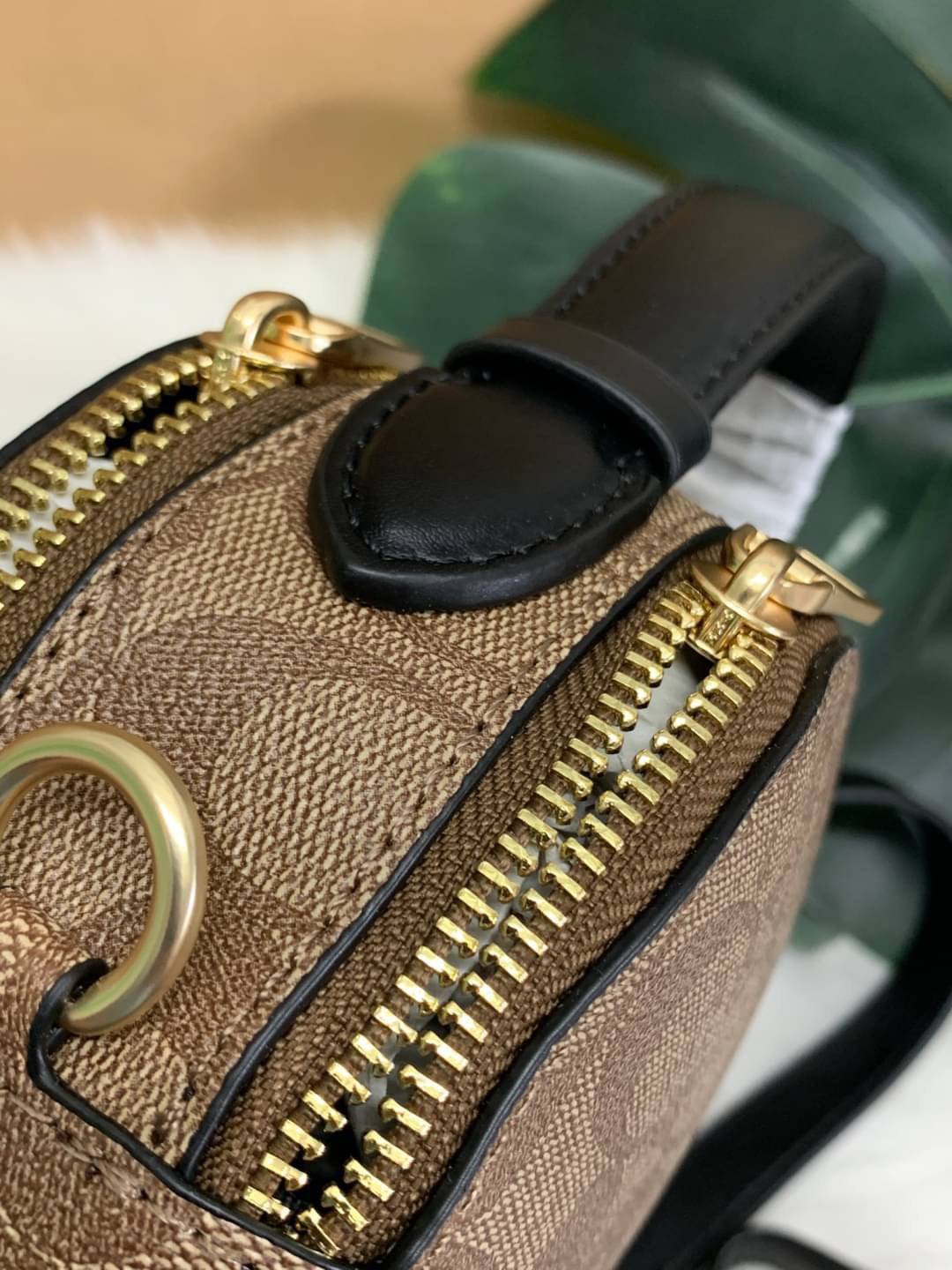 COACH SERENA SATCHEL CROSSBODY BAG กระเป๋าทรงโดมเล็ก น่ารัก แต่ใส่ของได้จุเลยทีเดียว!! มี2ช่องซิปหลัก ช่องค่อนข้างกว้าง สามารถใส่กระเป๋าเงินใบกลางได้;ของจำเป็นอื่นๆได้ครบเลยค่ะ มีช่องเล็กให้ใส่ของจุกจิก ด้านหลังมีช่องเล็กให้อีกช่องค่ะ พร้อมสายยาวถอดออกได้