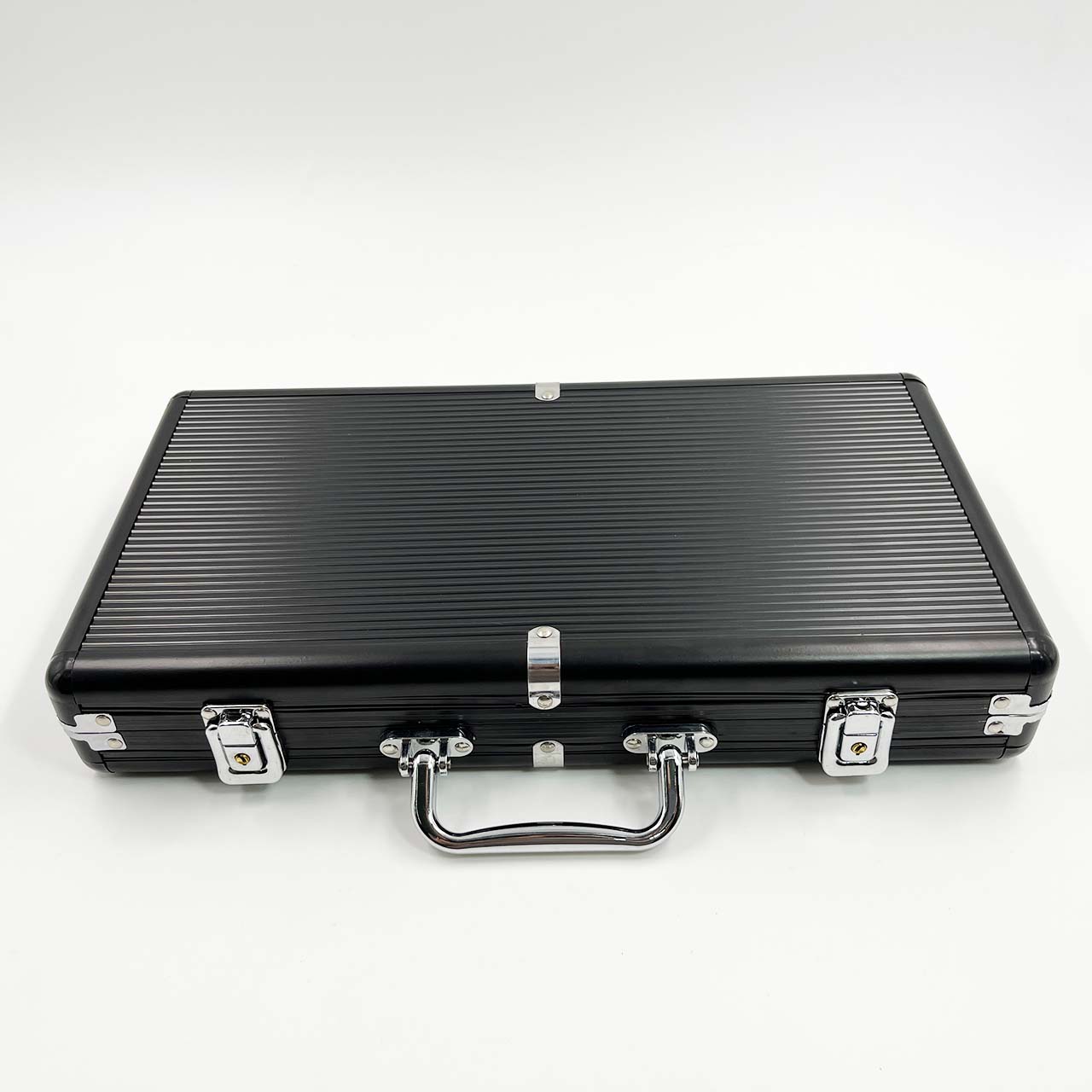 กระเป๋าใส่ชิพโป๊กเกอร์สีดำขนาดบรรจุ 300 ชิป