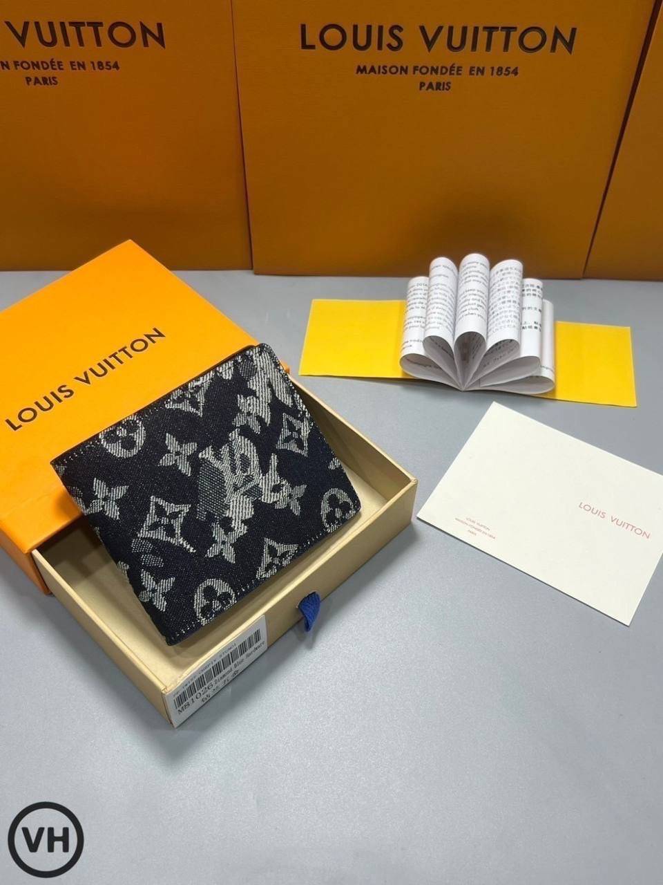 ORI หนังแท้ | LV Multiple Wallet / LV Short Wallet / LV Damier Graphite Wallet กระเป๋าสตางค์ใบสั้น กระเป๋าสตางค์ผู้ชาย