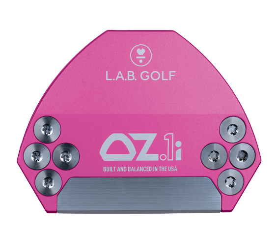 NEW LAB GOLF PINK OZ.1i 34" PUTTER LIE ANGLE: 69° - SHAFT: MATTE BLACK PREMIUM STEEL BLACK - GRIP : PRESS PISTOL 2 DEGREE BLACK RIGHT