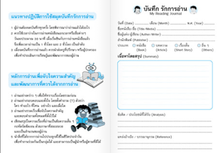 สมุดบันทึกรักการอ่าน