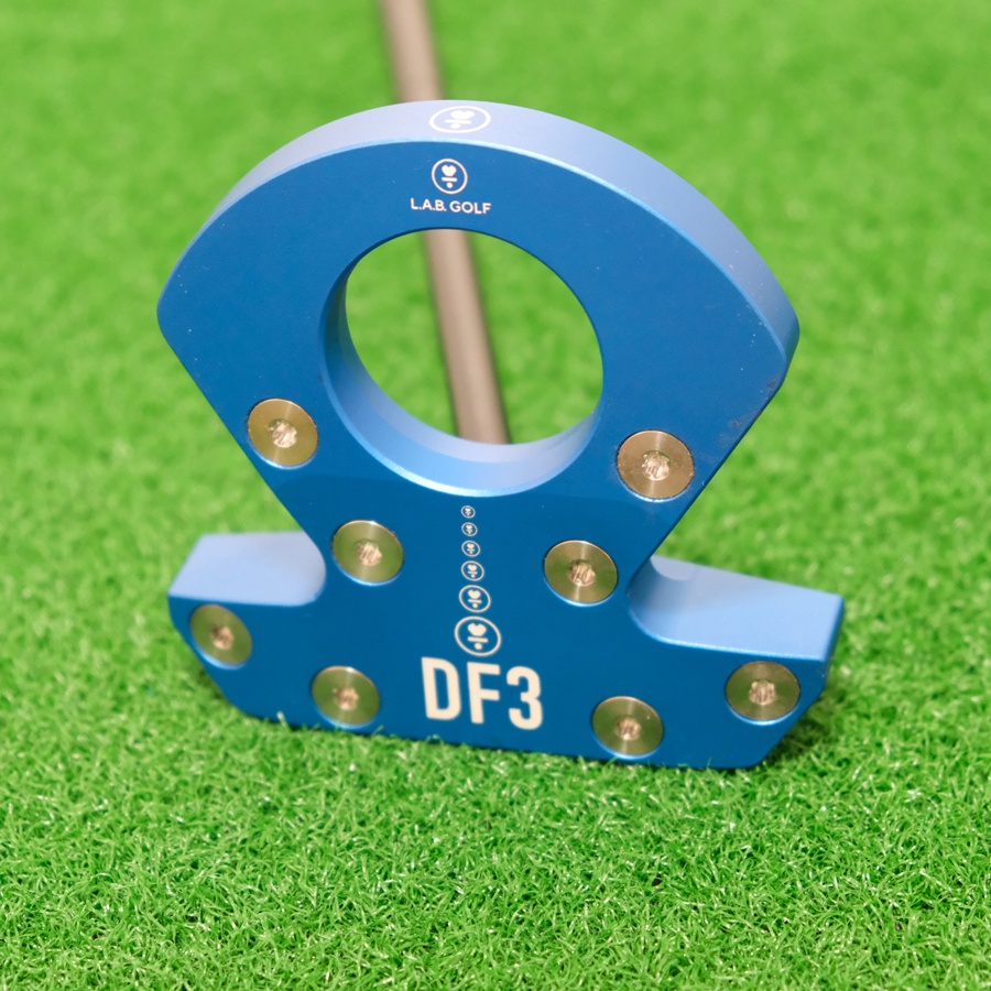 LAB GOLF DF3 BLUE PUTTER L.A.B. GOLF 35 INCH PUTTER 35" 69* LIE STEEL SHAFT + HEADCOVER