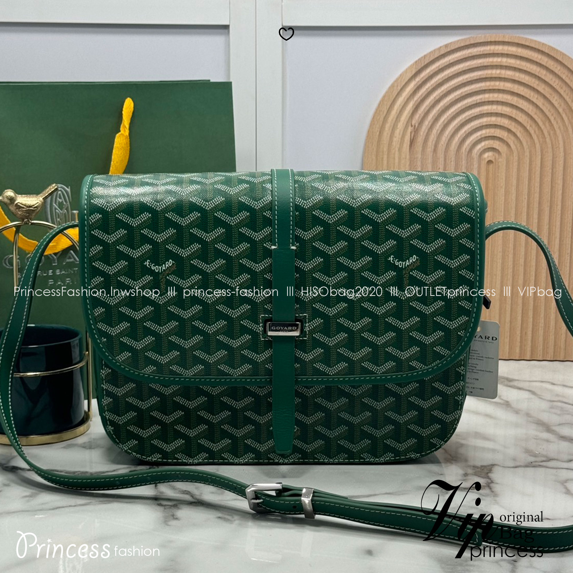 ORI | สลับแท้ GOYARD Belvedere MM Bag 29cm กระเป๋าสะพายทรงแมสเซ็นเจอร์แบรนด์หรูสัญชาติฝรั่งเศส หนังแท้ แคนวาสแท้อย่างดี
