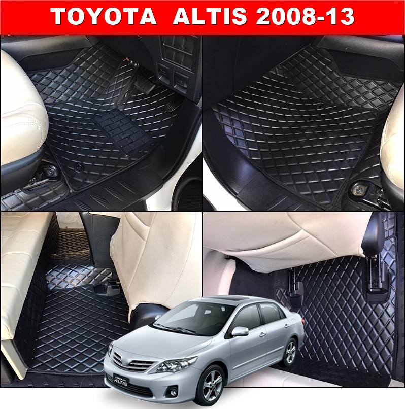 พรมปูพื้นรถยนต์ TOYOTA ALTIS 2008-13 ลายDIAMOND ยางปูพื้นรถยนต์EVA เต็มคัน