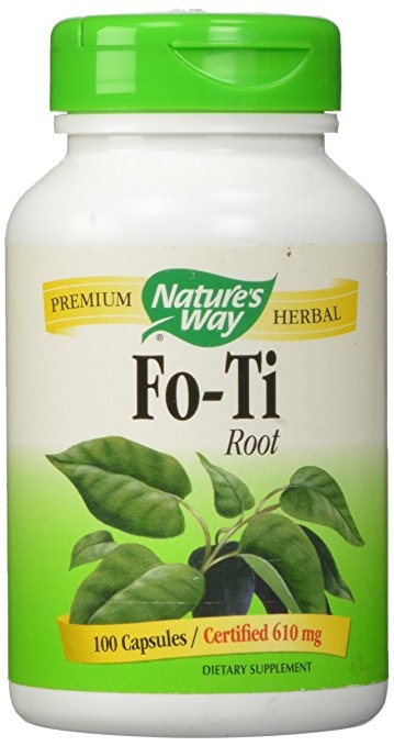 ส่งฟรีลงทะเบียนมีพร้อมส่งค่ะ Natures Way Fo-Ti Root 610 mg 100 Veggie Caps