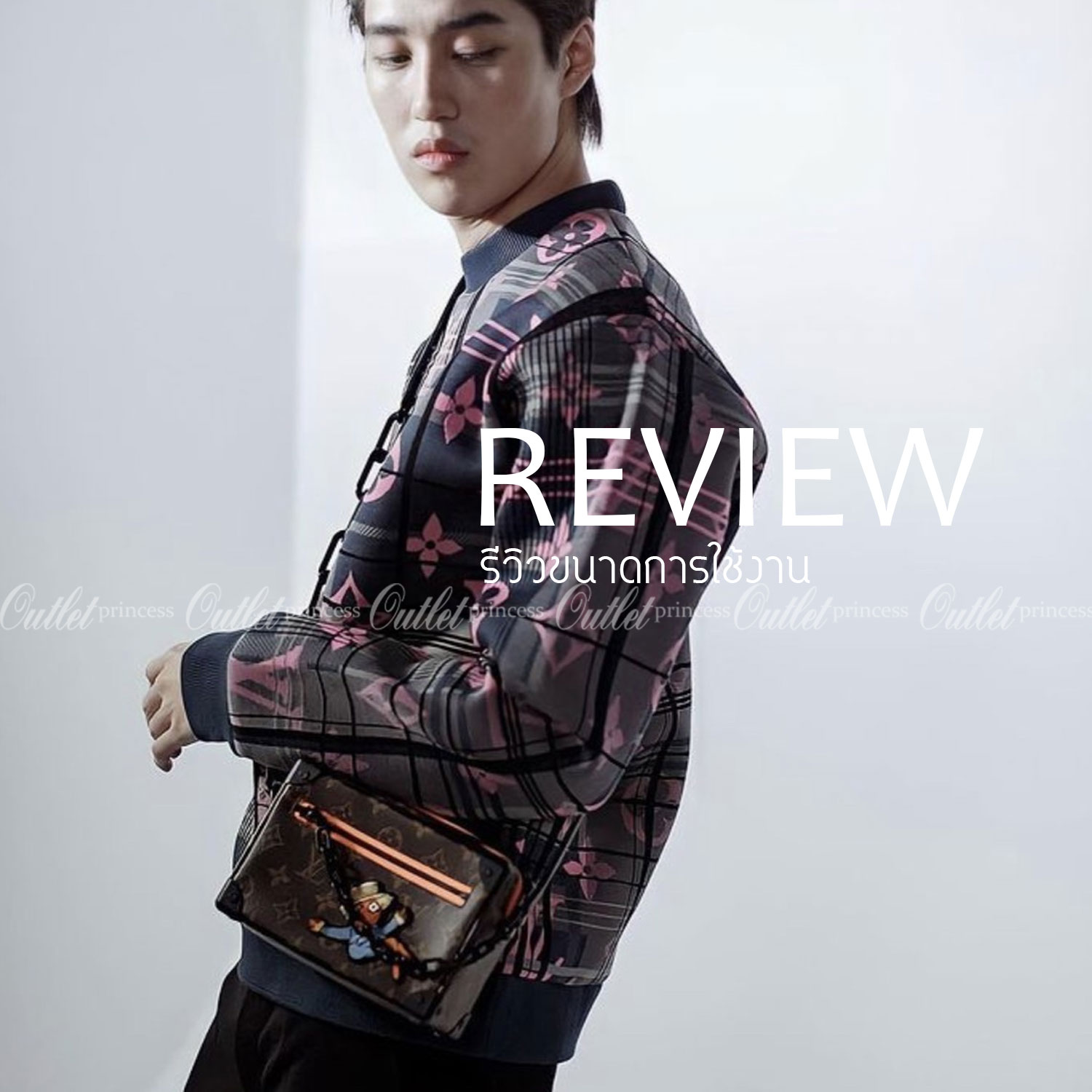 พรีเมี่ยมกิ๊ฟแท้ 100% 】หนังแท้ LOUIS VUITTON MINI SOFT TRUNK MONOGRAM