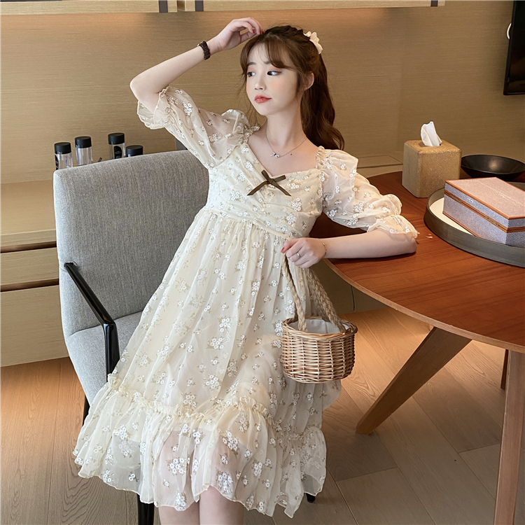 พร้อมส่ง 🌽 Gemma dress เดรสสั้นทรงฟู่ฟอง (IN32902)
