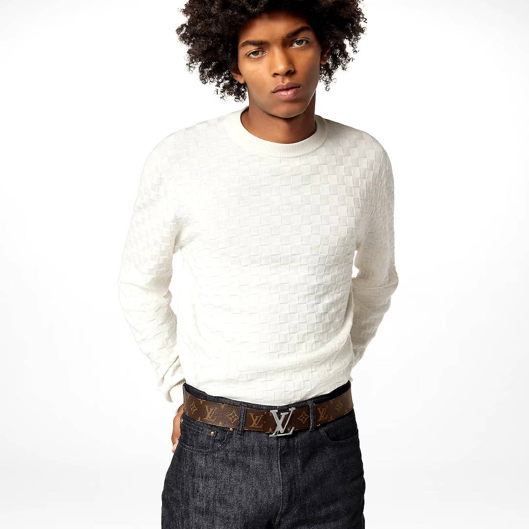 LV Belt Monogram / Silver- Gold เข็มขัดสุดคลาสสิค เรียบง่าย ผู้ดี เป็นซิกเนเจอร์ ด้วยดีไซน์ที่เป็นอมตะ หัวเข็มขัด solid steel อะไหล่ทองและอะไหล่เงินโดดเด่น