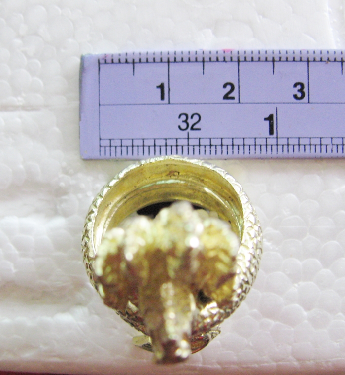 สินค้าหมดค่ะ แหวนพญานาค7เศียรเนื้อทองเหลือง เสริมอำนาจ คุ้มครองค่ะ