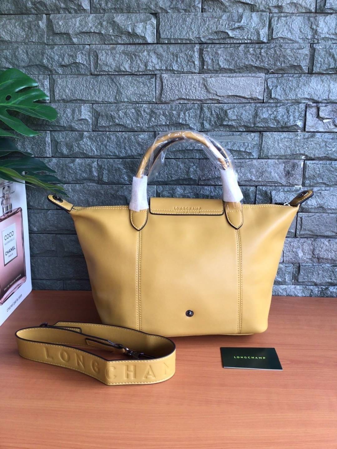 ของแท้ LONGCHAMP LE PLIAGE CUIR TOP HANDLE BAG S รุ่น 1512 กระเป๋าถือขนาดกำลังดี วัสดุหนังแกะ Metis