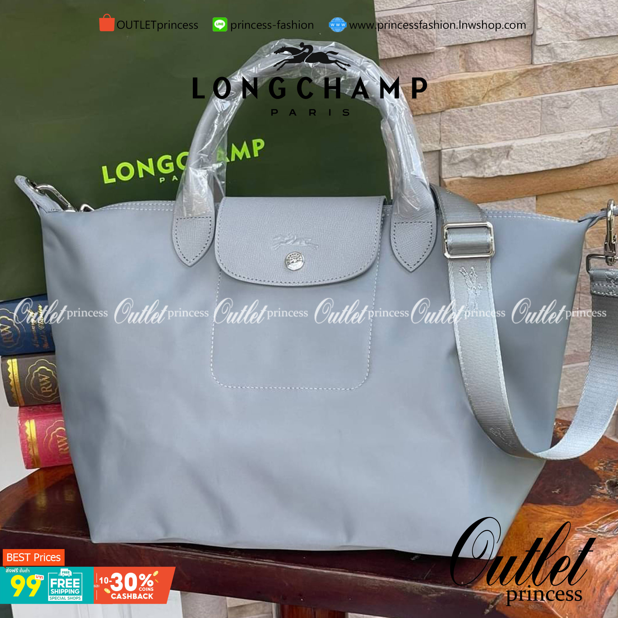 8สี พร้อมส่ง Longchamp LE PLIAGE NÉO TOP HANDLE BAG (medium size) อีกหนึ่งรุ่นยอดนิยม ที่สาวๆ ต้องมีไว้เก็บไว้สักใบ กระเป๋าโท้ทใบนี้ มาพร้อมกับสีที่มีสไตล์เรียบง่าย มีสายสะพายยาวปรับสั้นยาวได้ช่วยให้คุณสามารถสะพายไหล่ได้อย่างสบาย ในตัวสายปักโลโก้อันเป็นสั