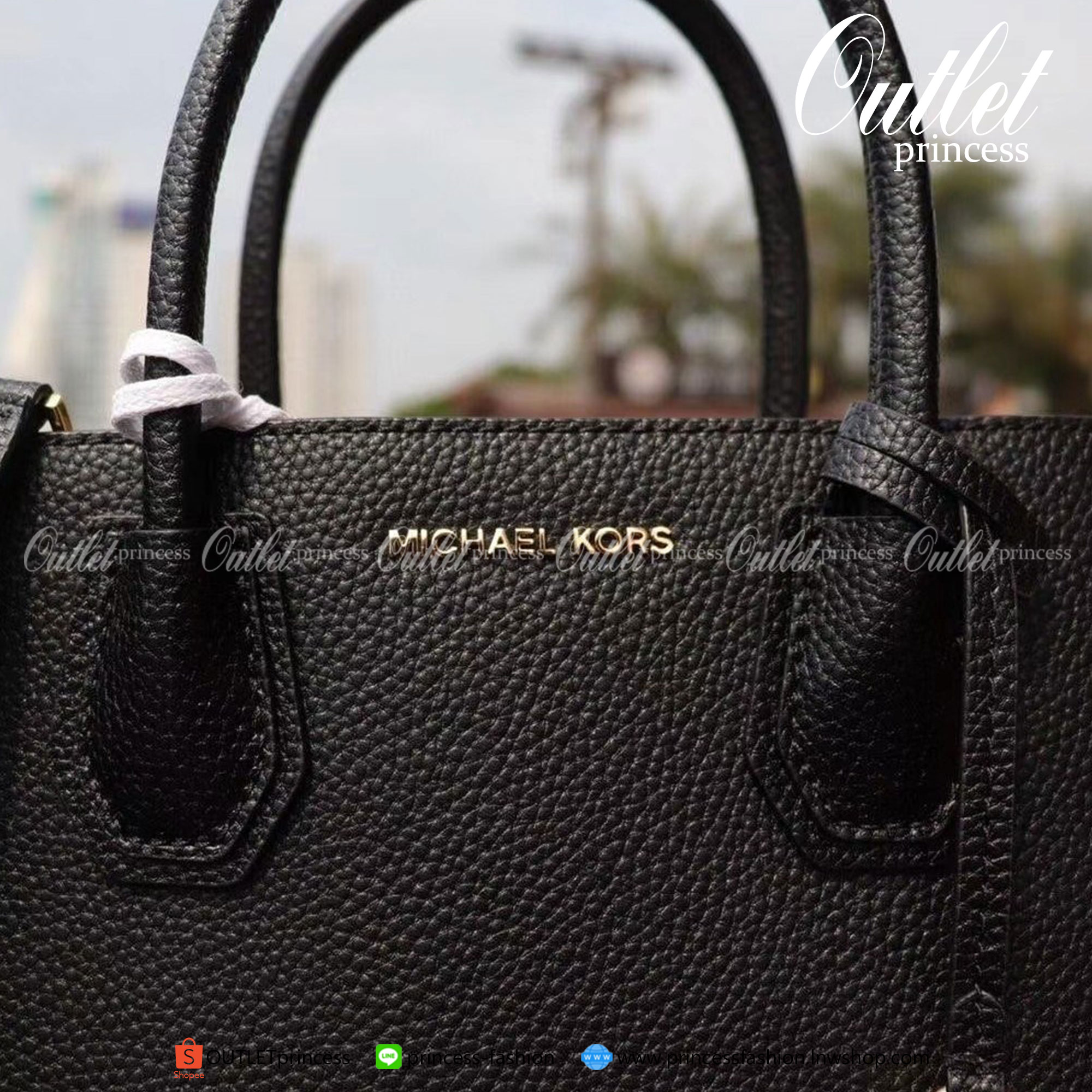 ของแท้ 100% Micheal Kors Genuine Leather Handbag (The Mercer Collection⚡️)