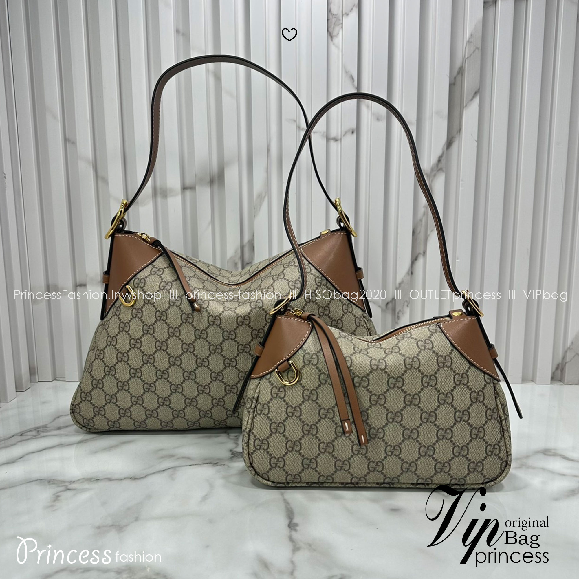 GUCCI GG Emblem medium shoulder bag กระเป๋าสะพายทรงใหม่สวยคลาสสิค พิมพ์ลายคมชัด เป็นไอเท็มต้องมีและยกเป็น everyday bag ได้เลย