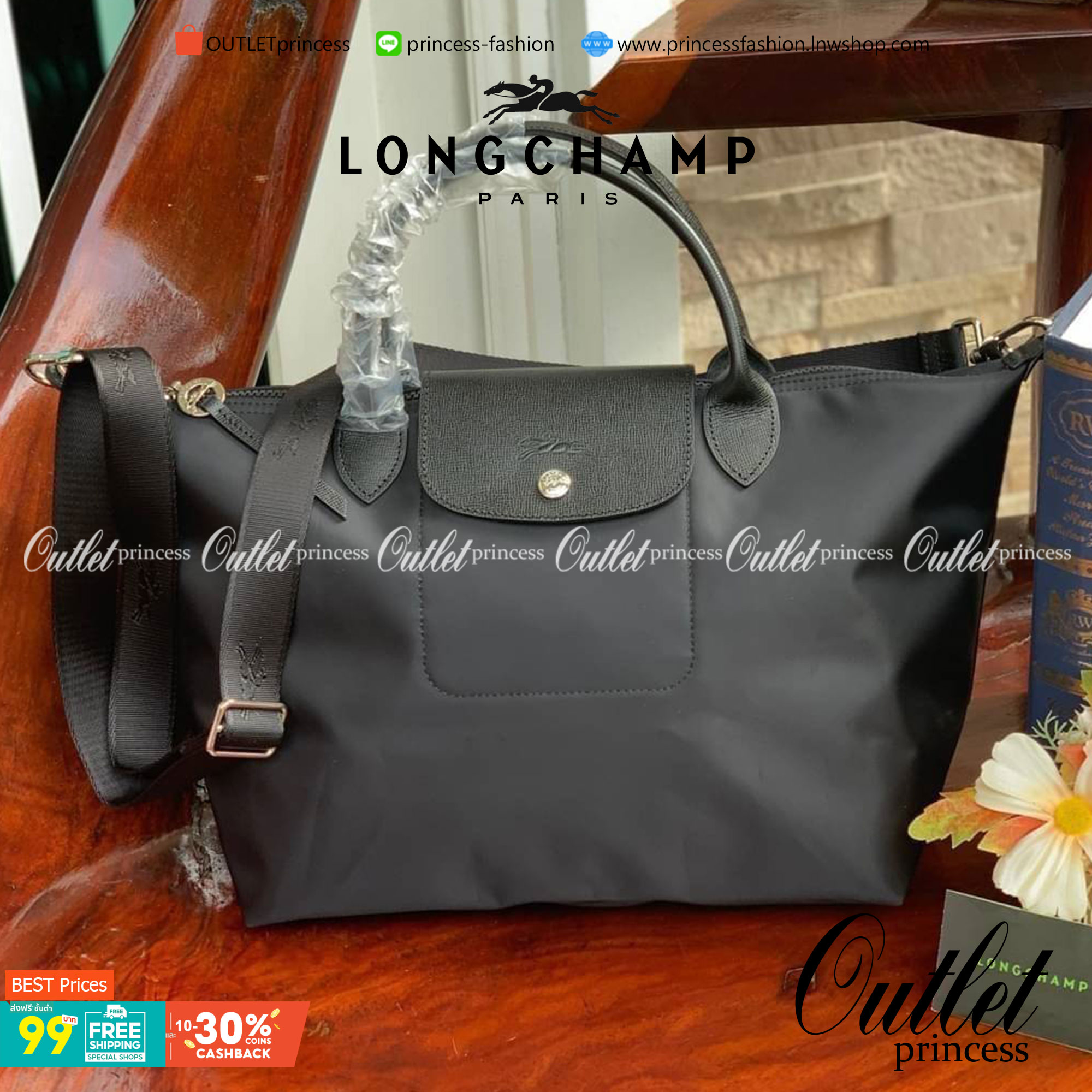 8สี พร้อมส่ง Longchamp LE PLIAGE NÉO TOP HANDLE BAG (medium size) อีกหนึ่งรุ่นยอดนิยม ที่สาวๆ ต้องมีไว้เก็บไว้สักใบ กระเป๋าโท้ทใบนี้ มาพร้อมกับสีที่มีสไตล์เรียบง่าย มีสายสะพายยาวปรับสั้นยาวได้ช่วยให้คุณสามารถสะพายไหล่ได้อย่างสบาย ในตัวสายปักโลโก้อันเป็นสั